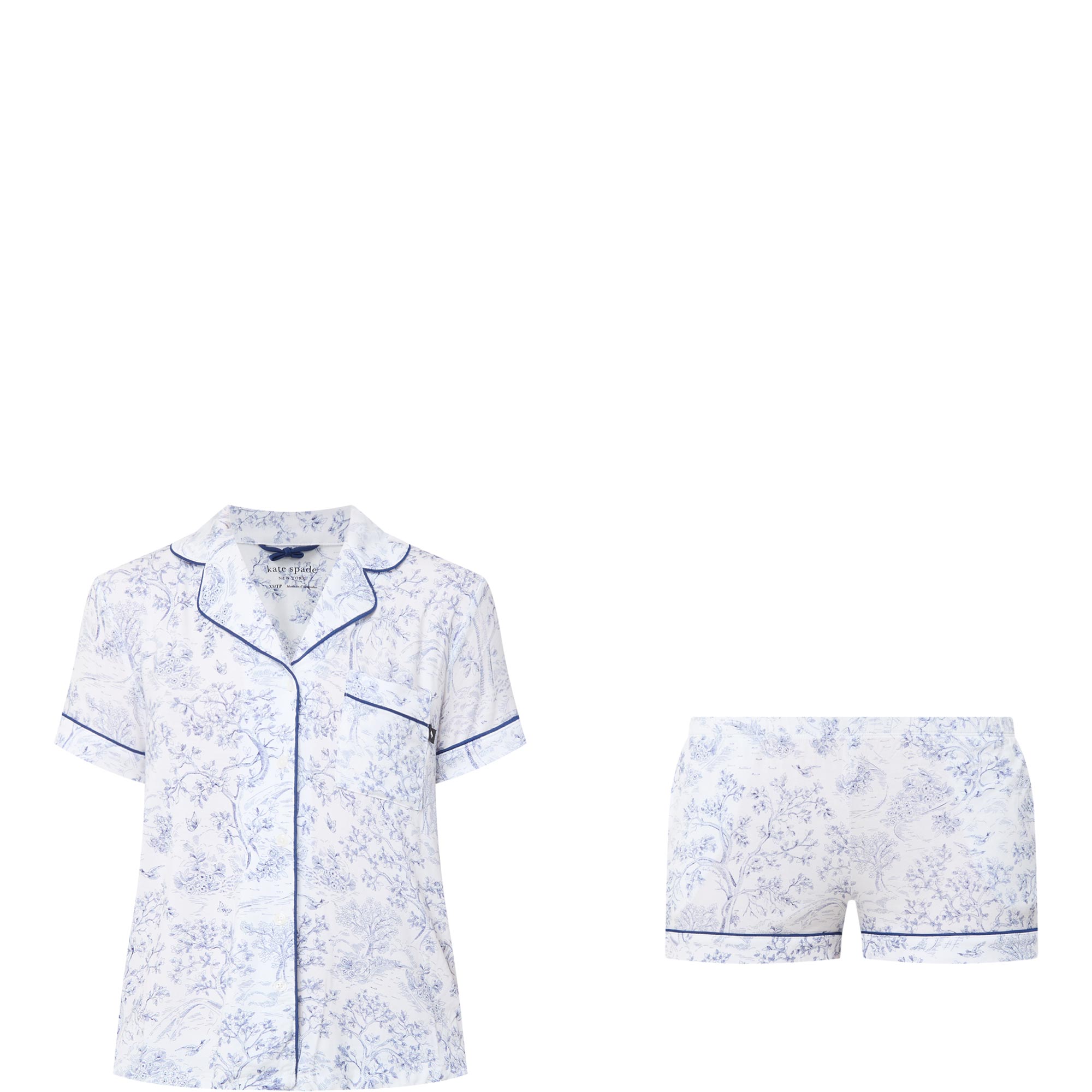 Botanical Print Shorts Pyjama Set