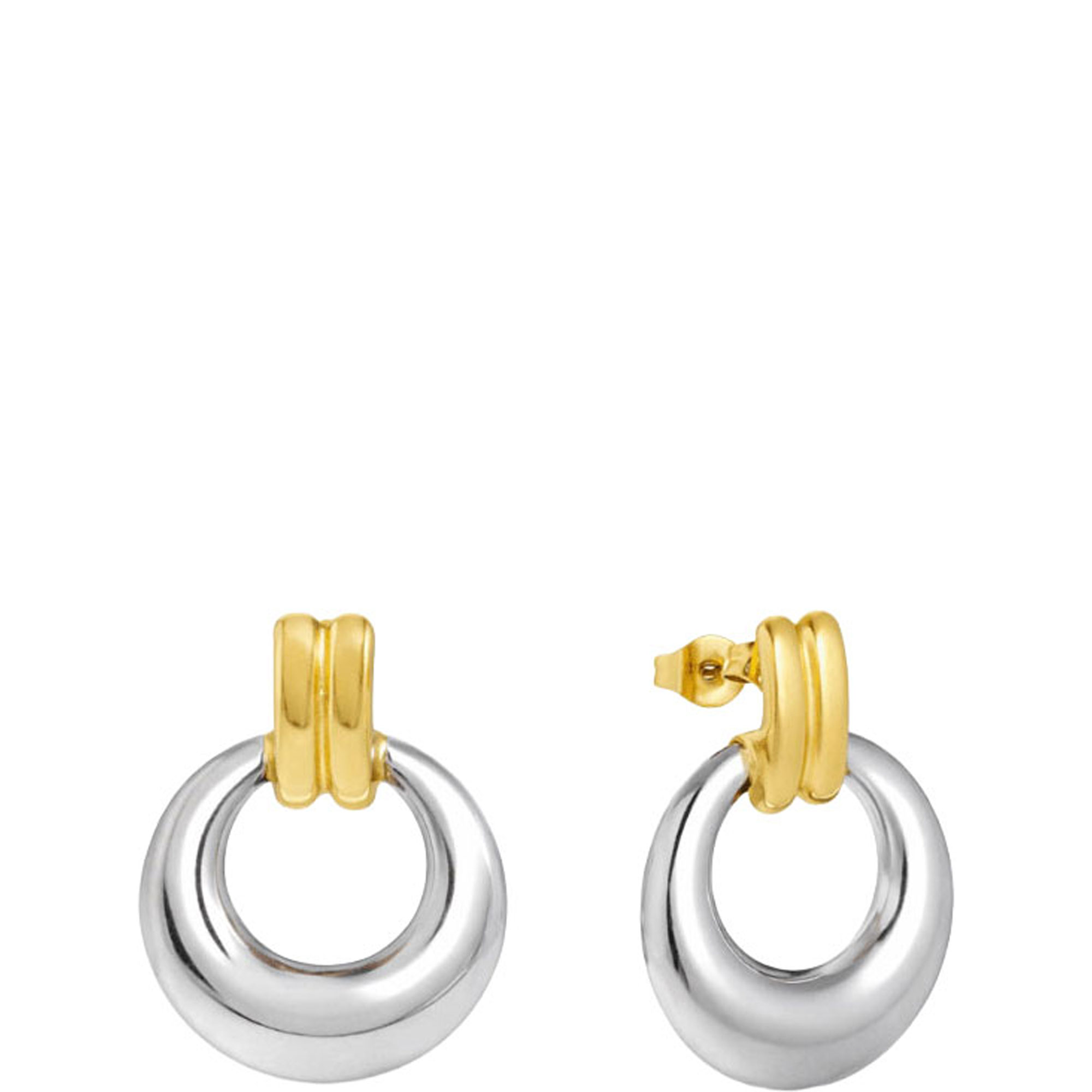 Mixed Vintage Round Drop Hoop Earrings