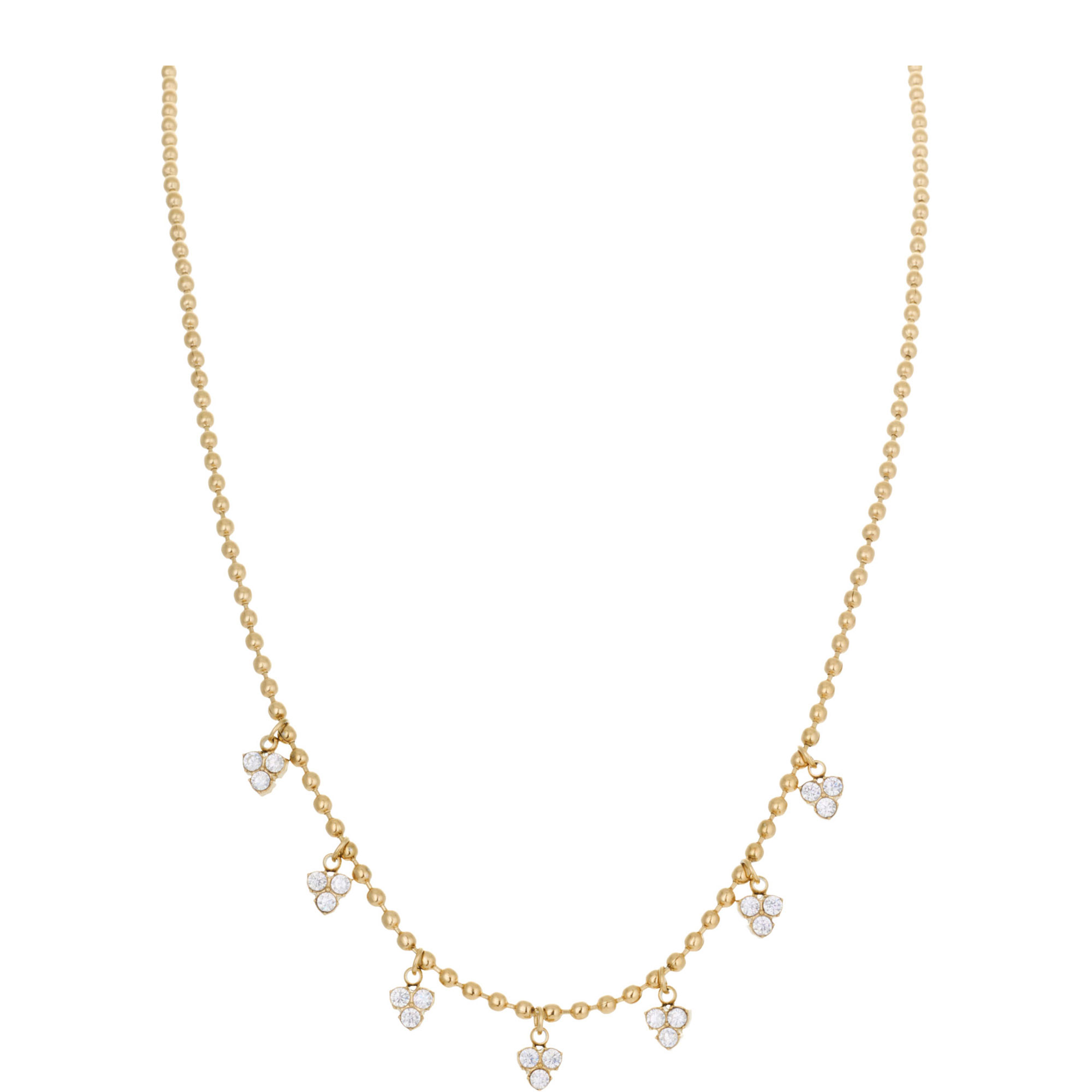 Soft Heart Beaded Necklace