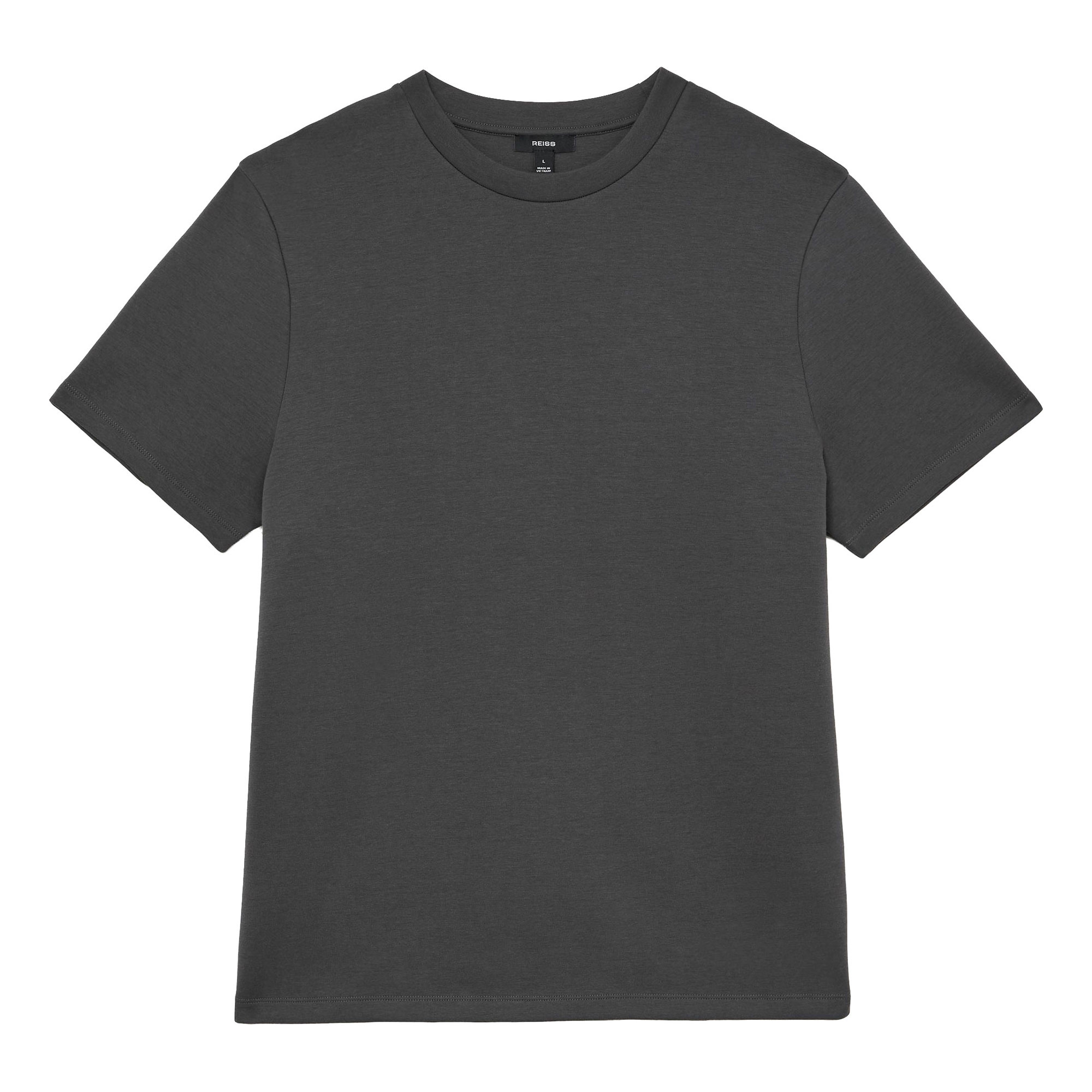 Reiss Barton Solid Interlock Jersey T-Shirt