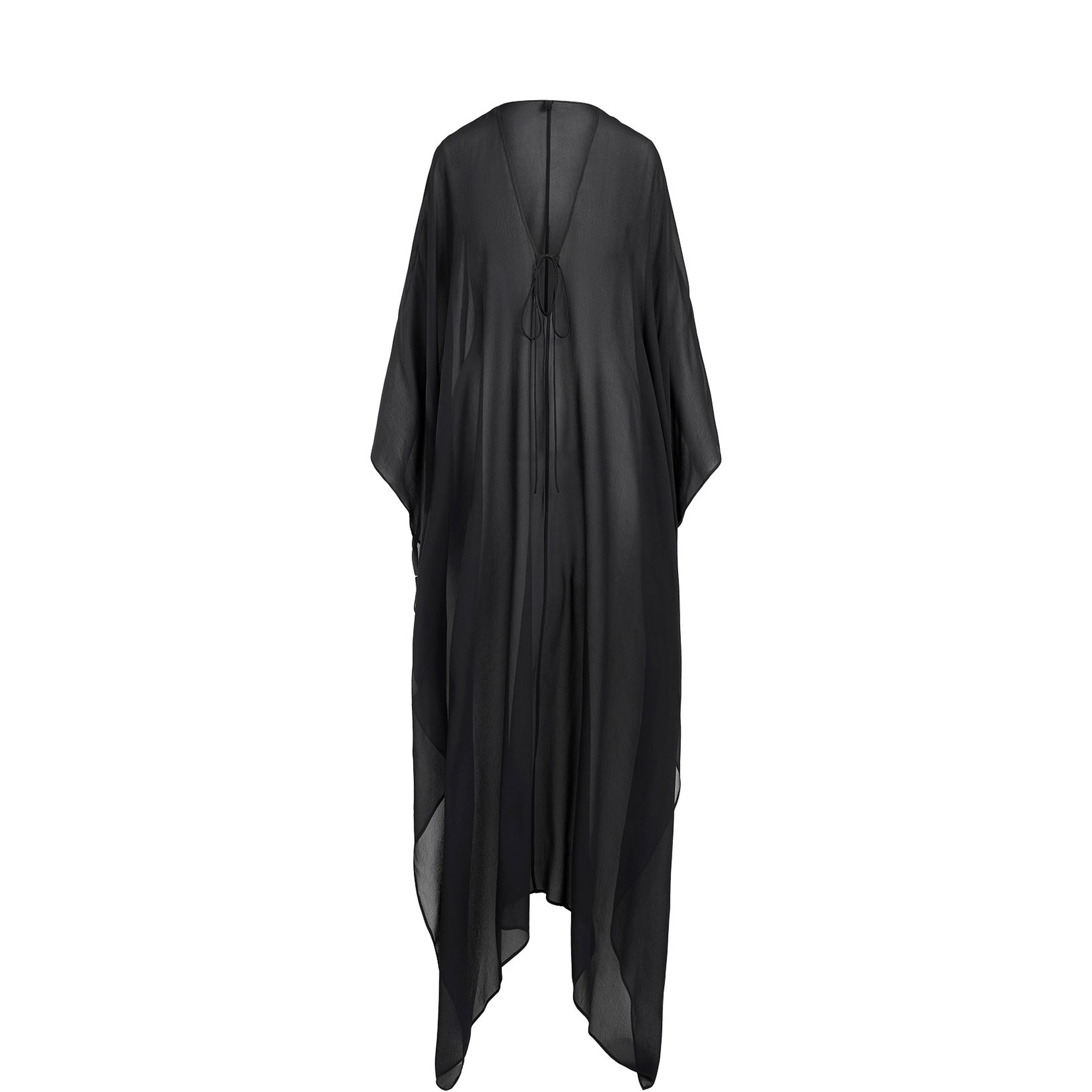 Sheer Cover-Ups Long Kaftan Obsidian