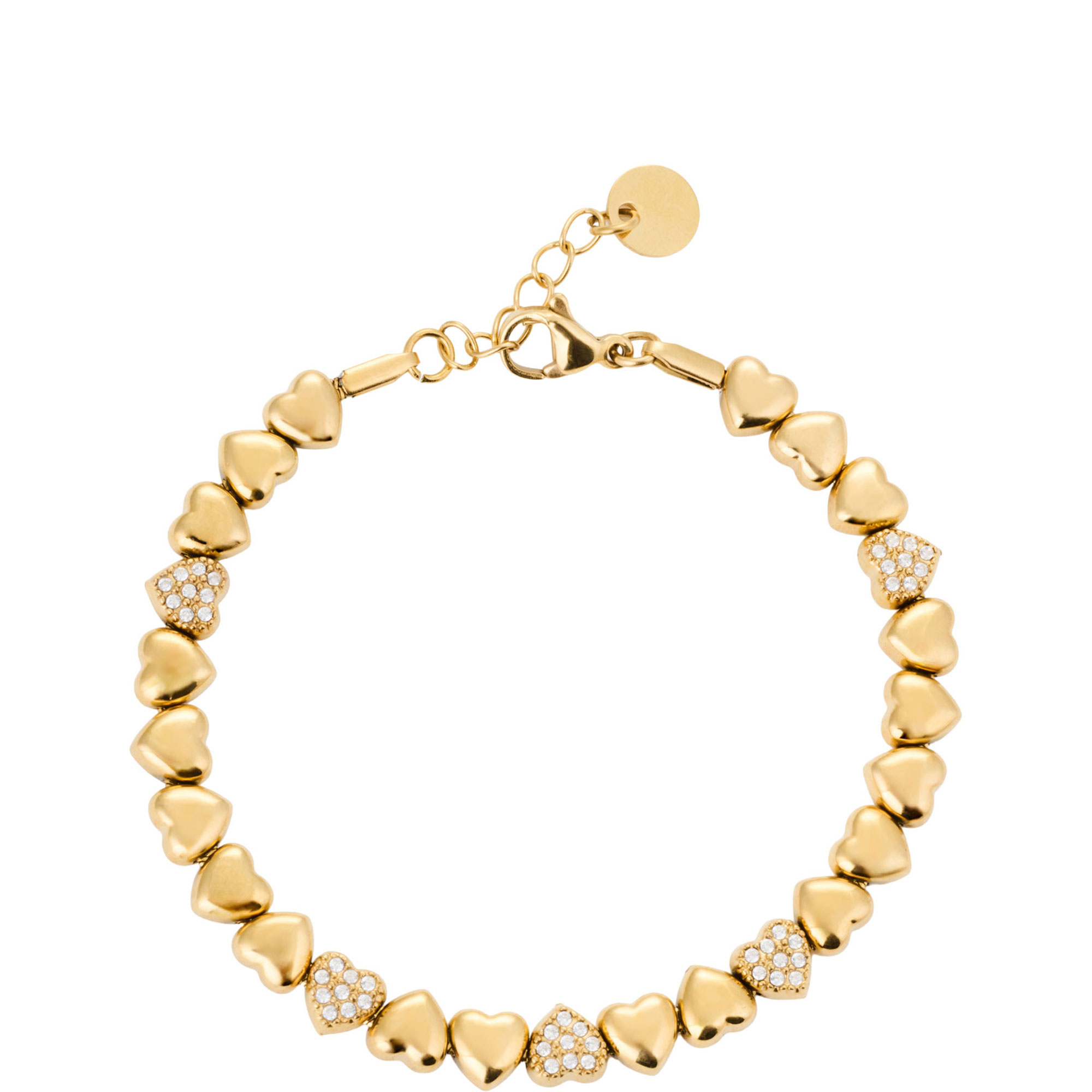 Connected Hearts Beaded Bracelet