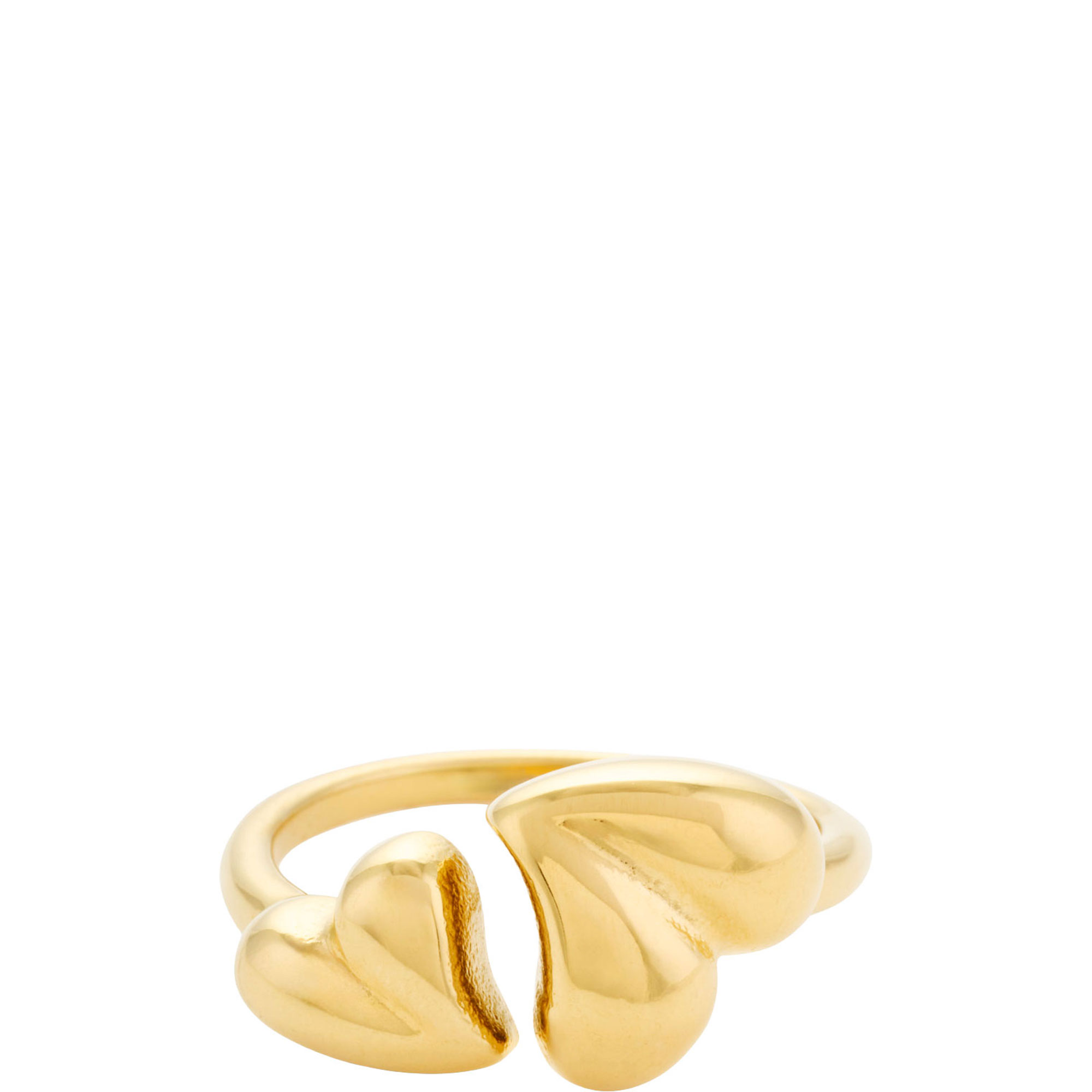 Two Heart Adjustable Ring