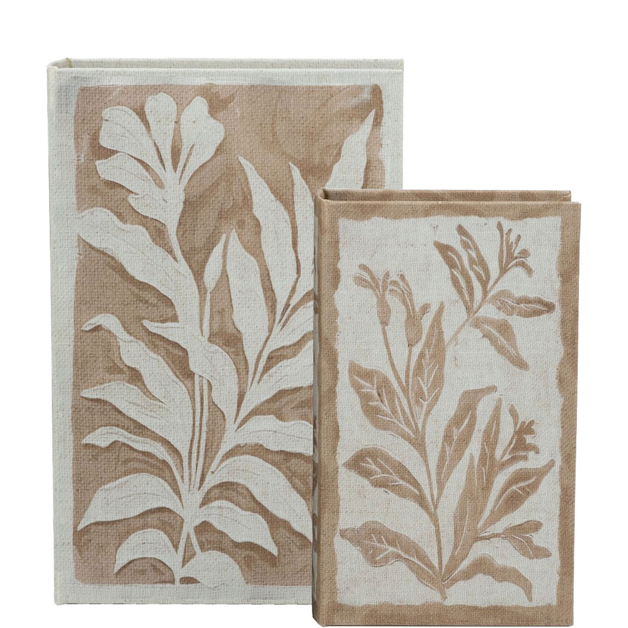 Leaf Book Box Two-Piece Set