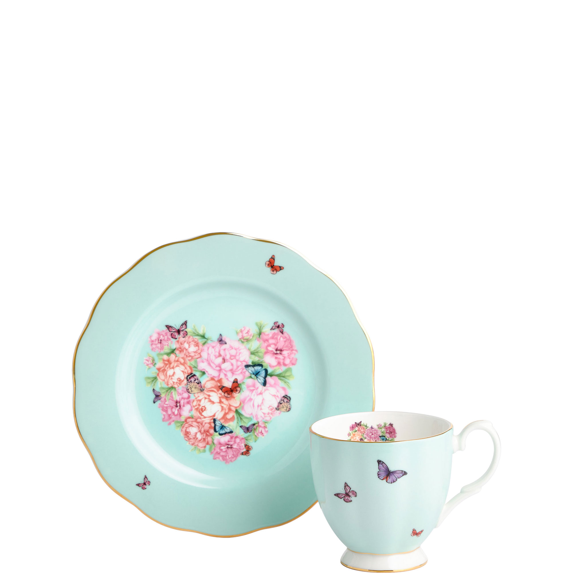 Miranda Kerr Blessings Footed Mug & Plate Two-Piece Set 20cm
