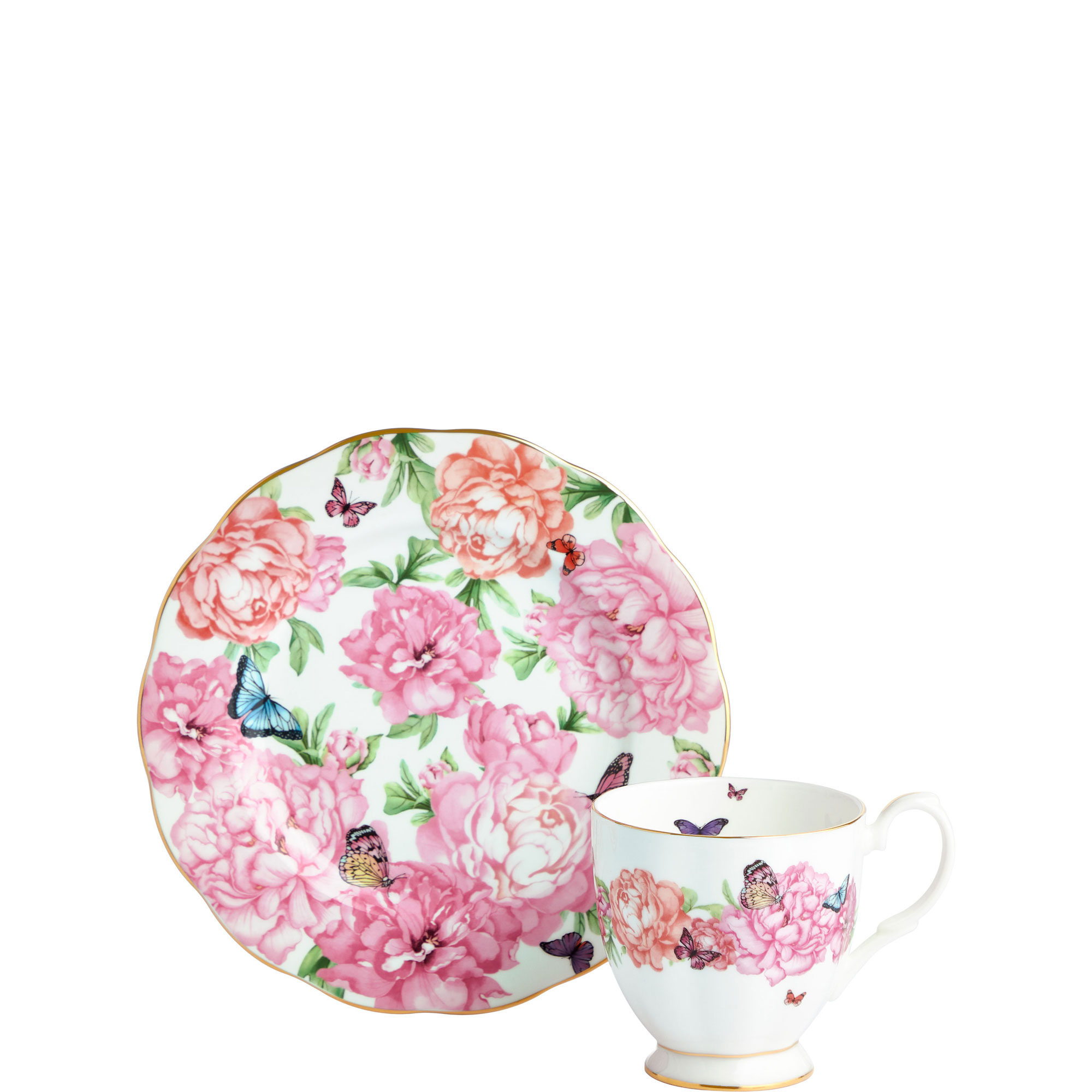 Miranda Kerr Gratitude Footed Mug & Plate Two-Piece Set 20cm