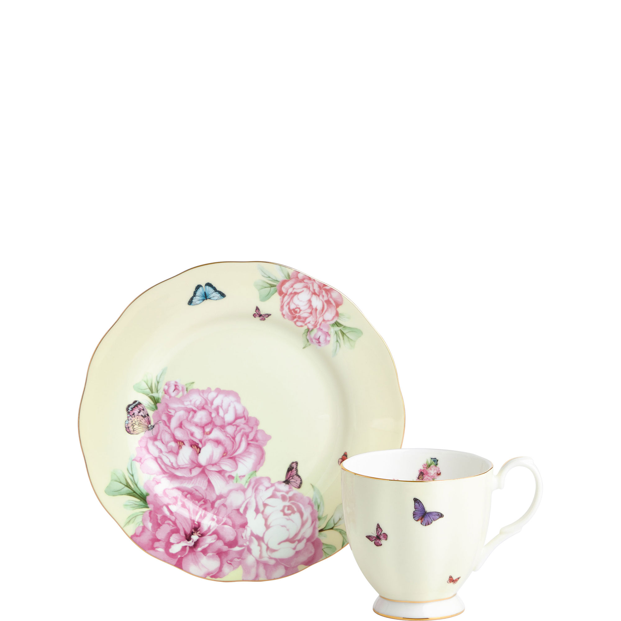Miranda Kerr Joy Footed Mug & Plate Two-Piece Set 20cm