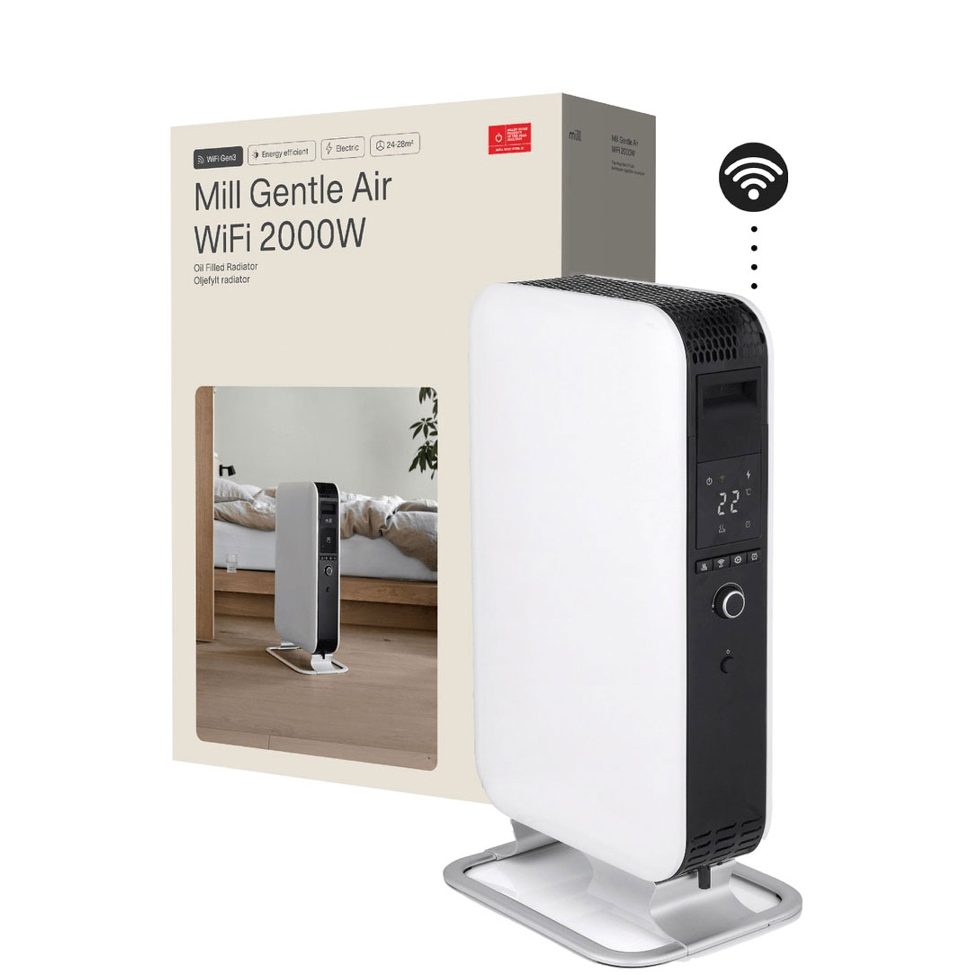 Gentle Air WiFi Oil Filled Radiator 2000W