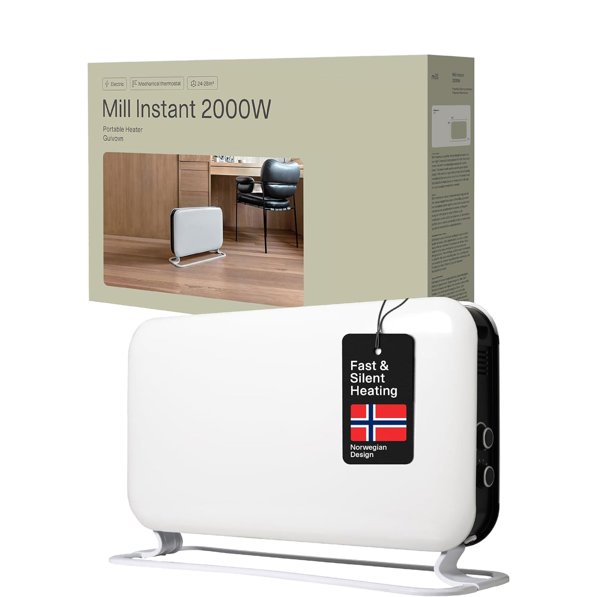 Instant Portable Heater 2000W MEC