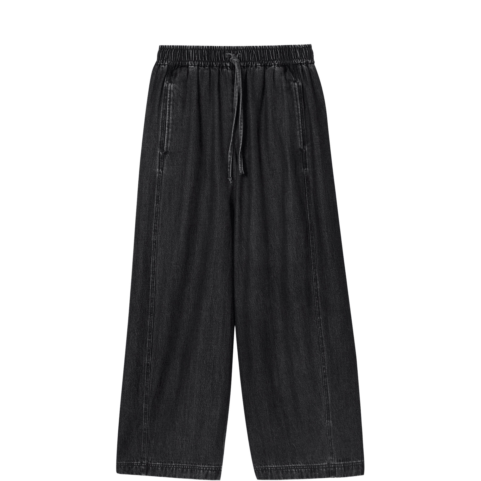 Casual Denim Wide Leg Trousers