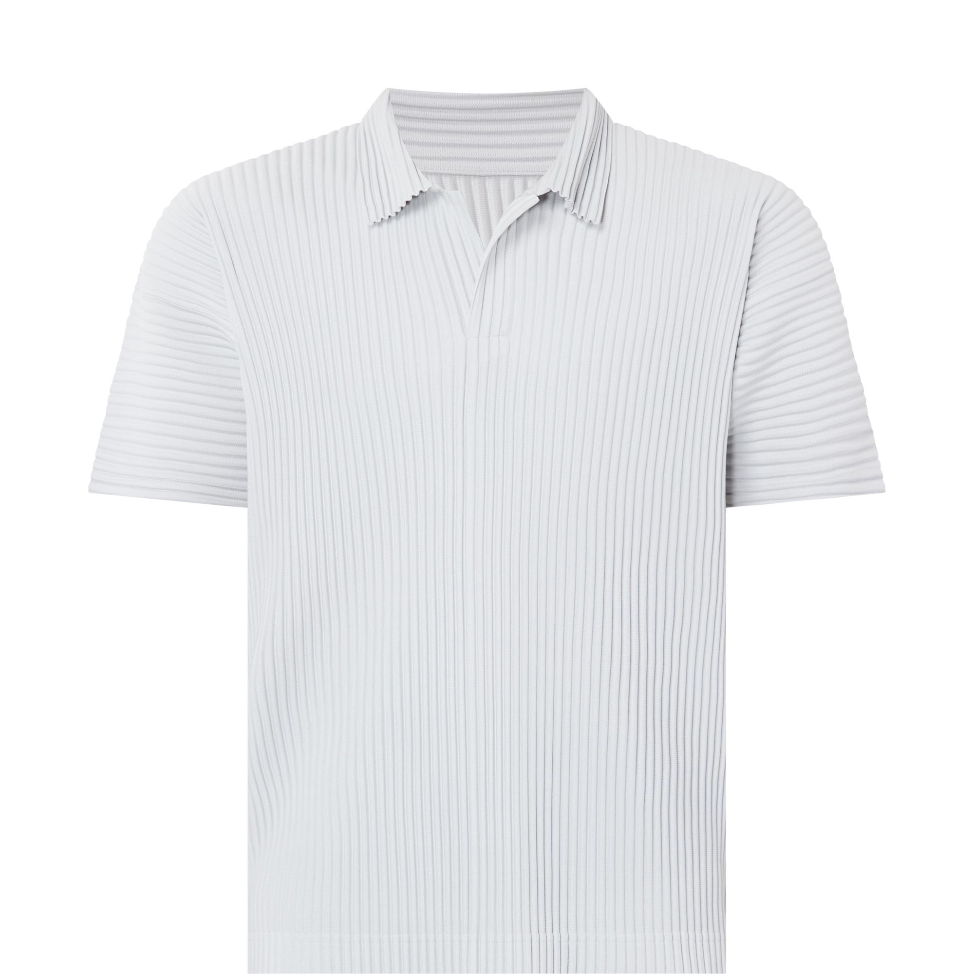 Pleated Polo Shirt