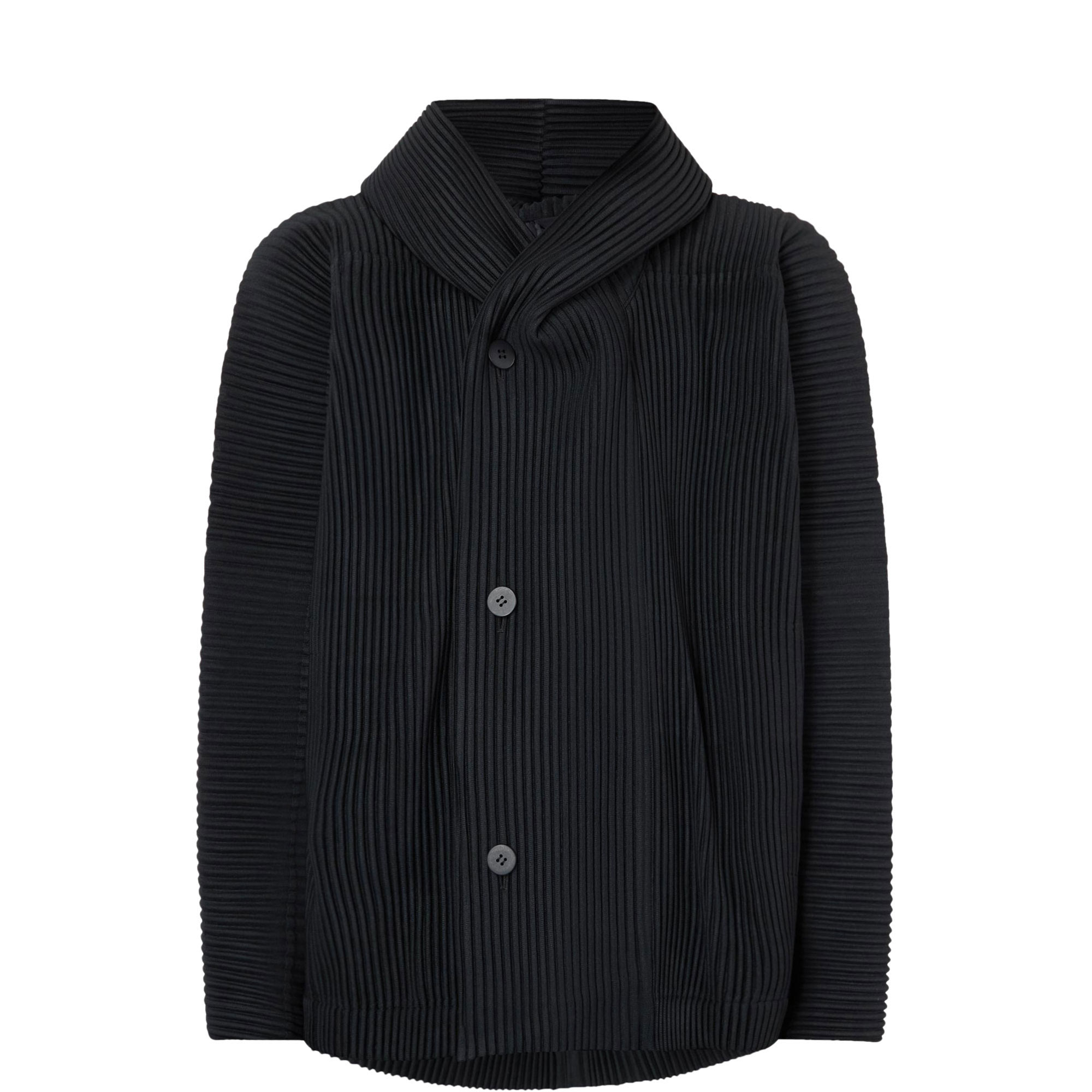 Pleated Blouson Jacket