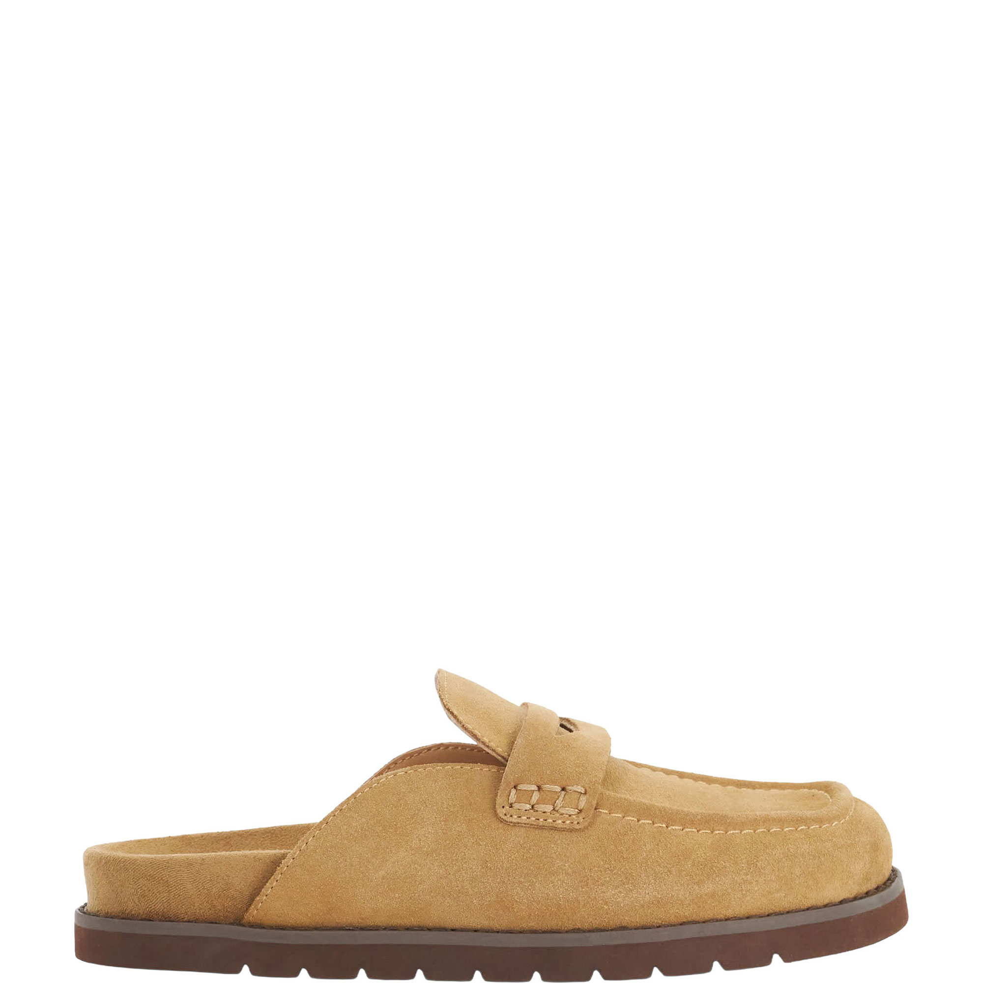Goldens Suede Backless Loafers