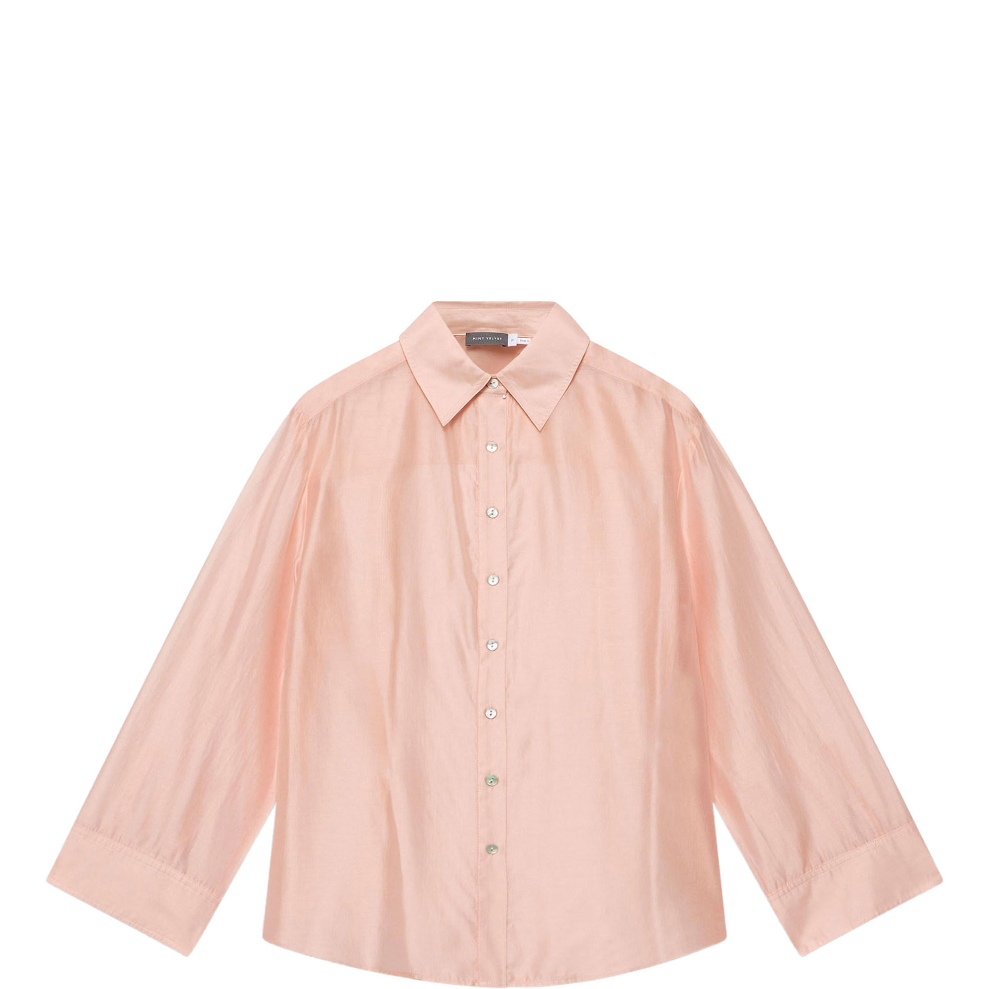 Sheer Double Cuff Shirt