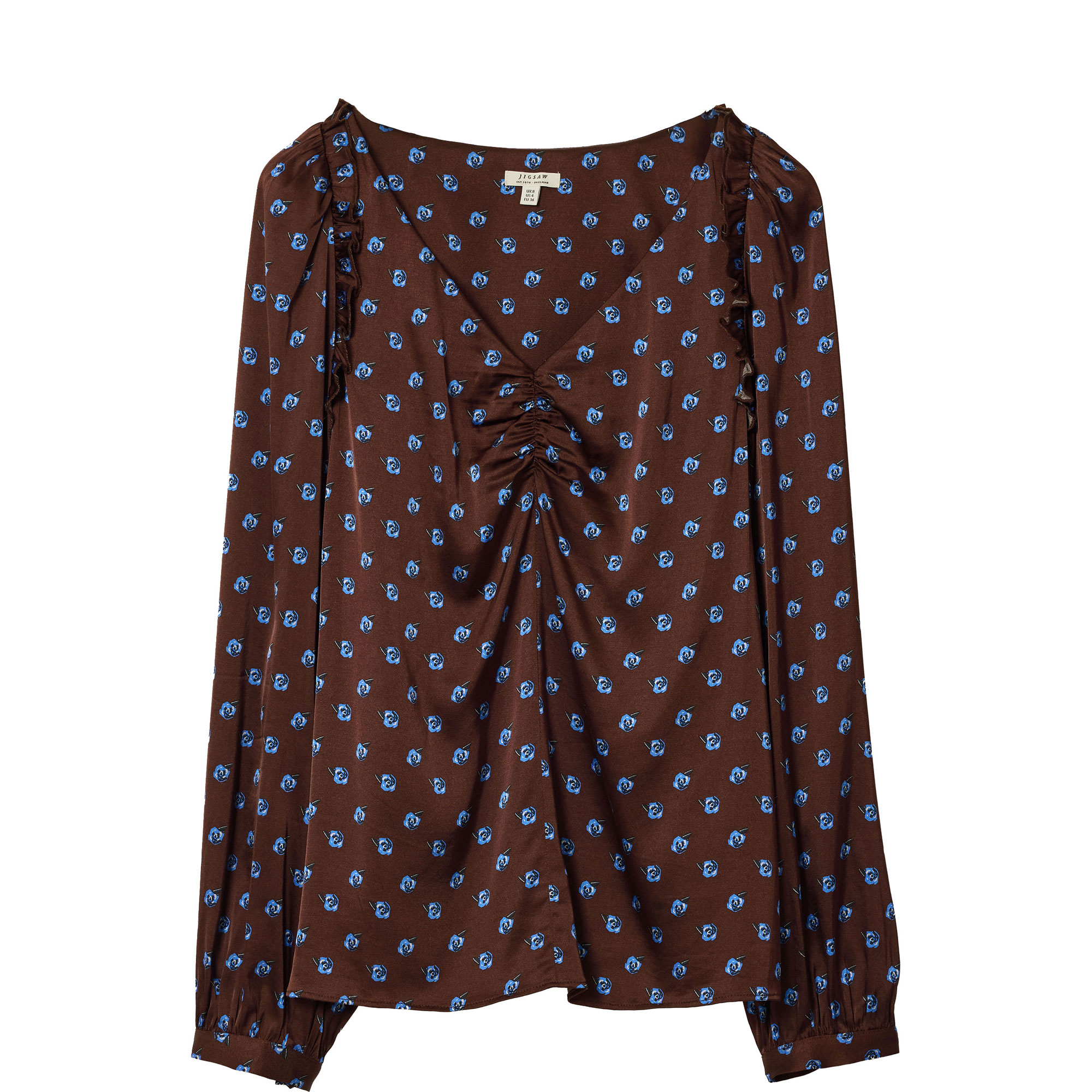 Mini Geo Rose Frill Top