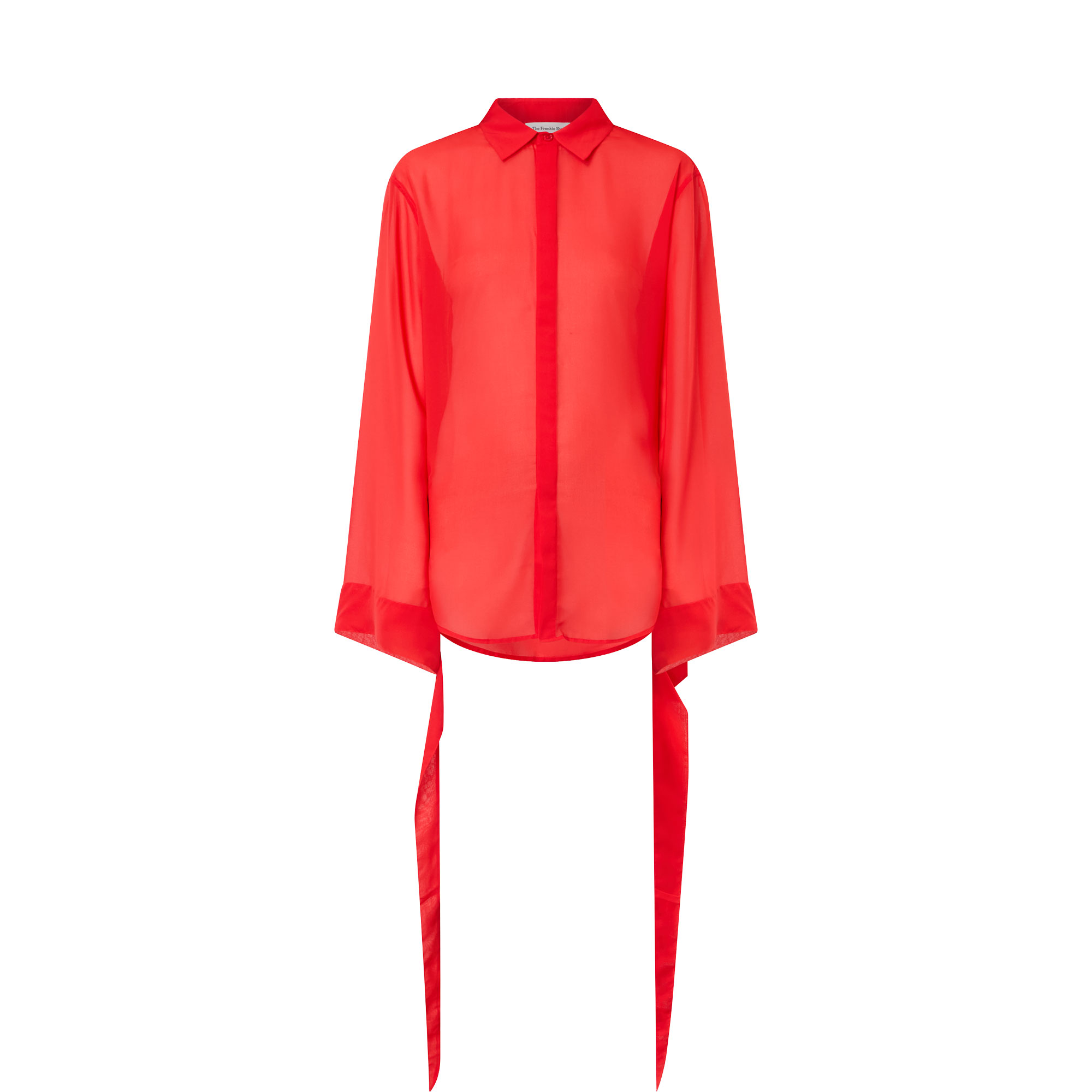 Verlin Tie-Cuff Blouse
