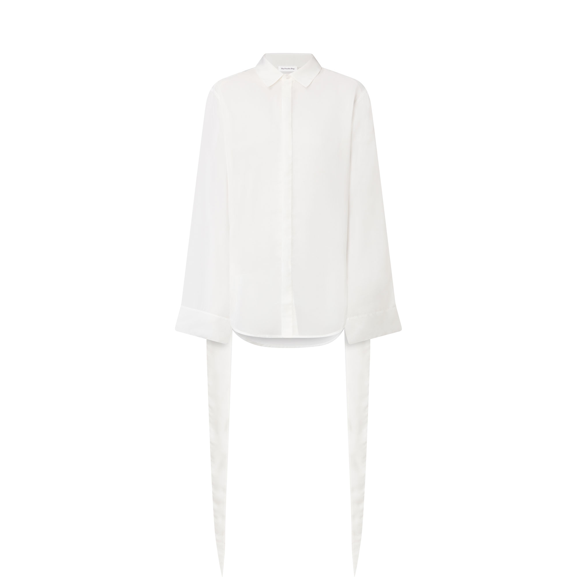Verlin Tie-Cuff Blouse