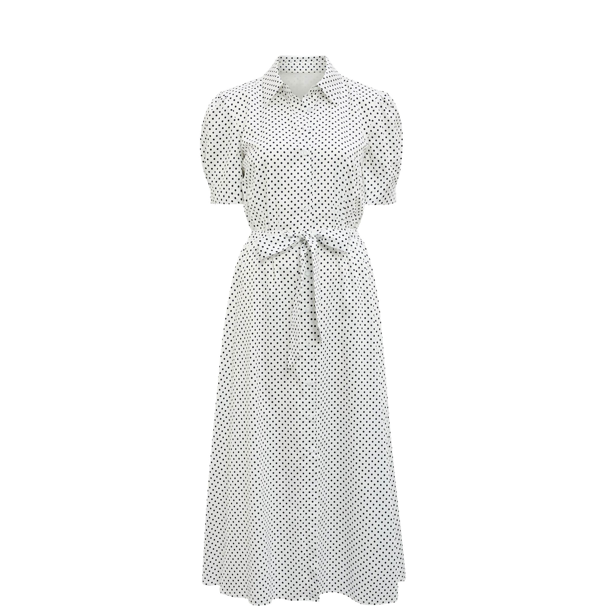 Harper Polka Dot Shirt Dress