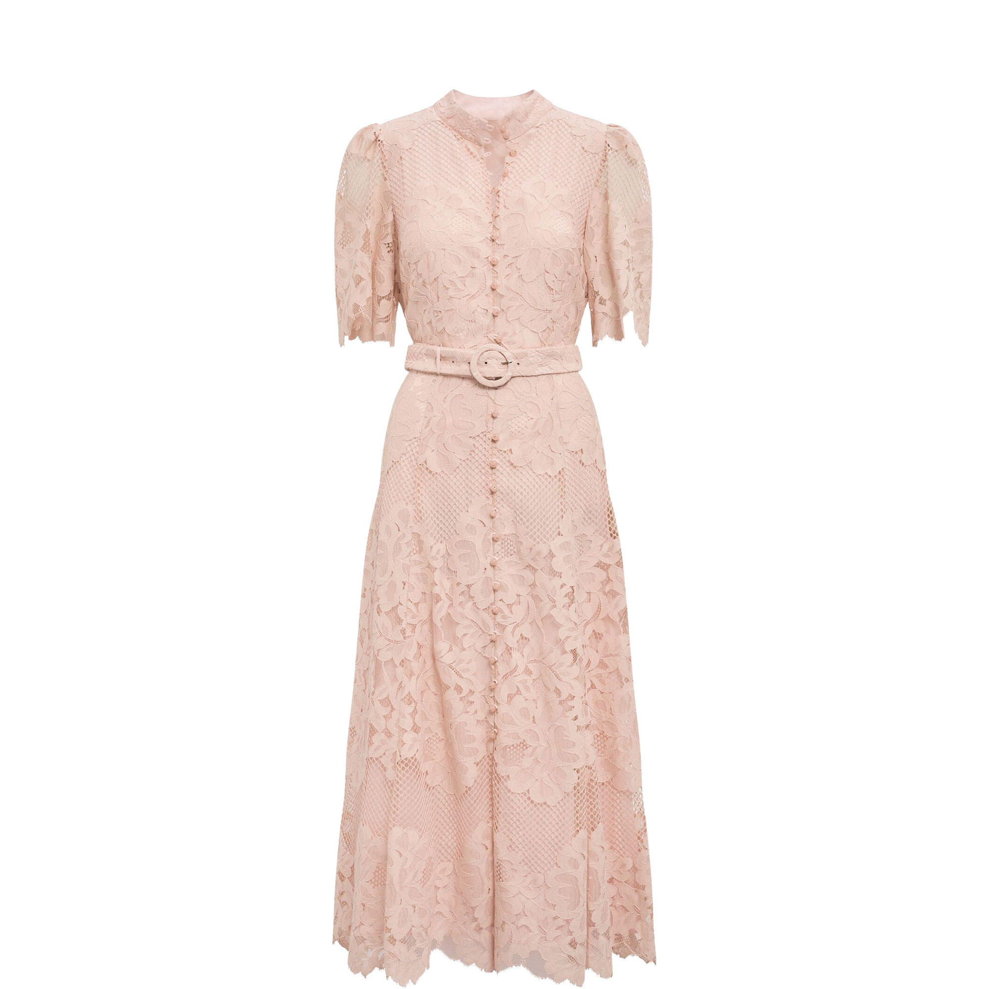 Liberty Floral Lace Shirt Dress