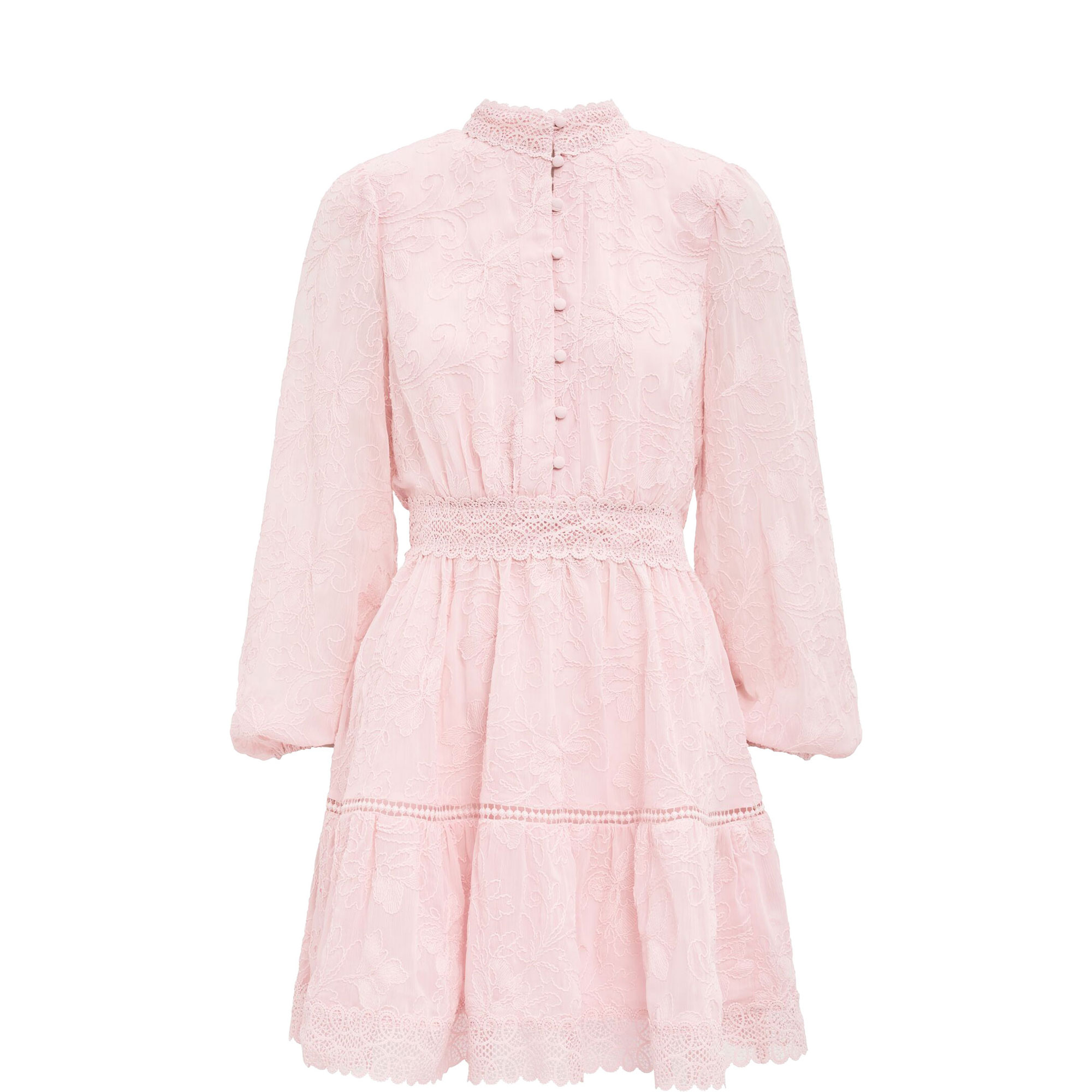 Thalia Embroidered Mini Dress