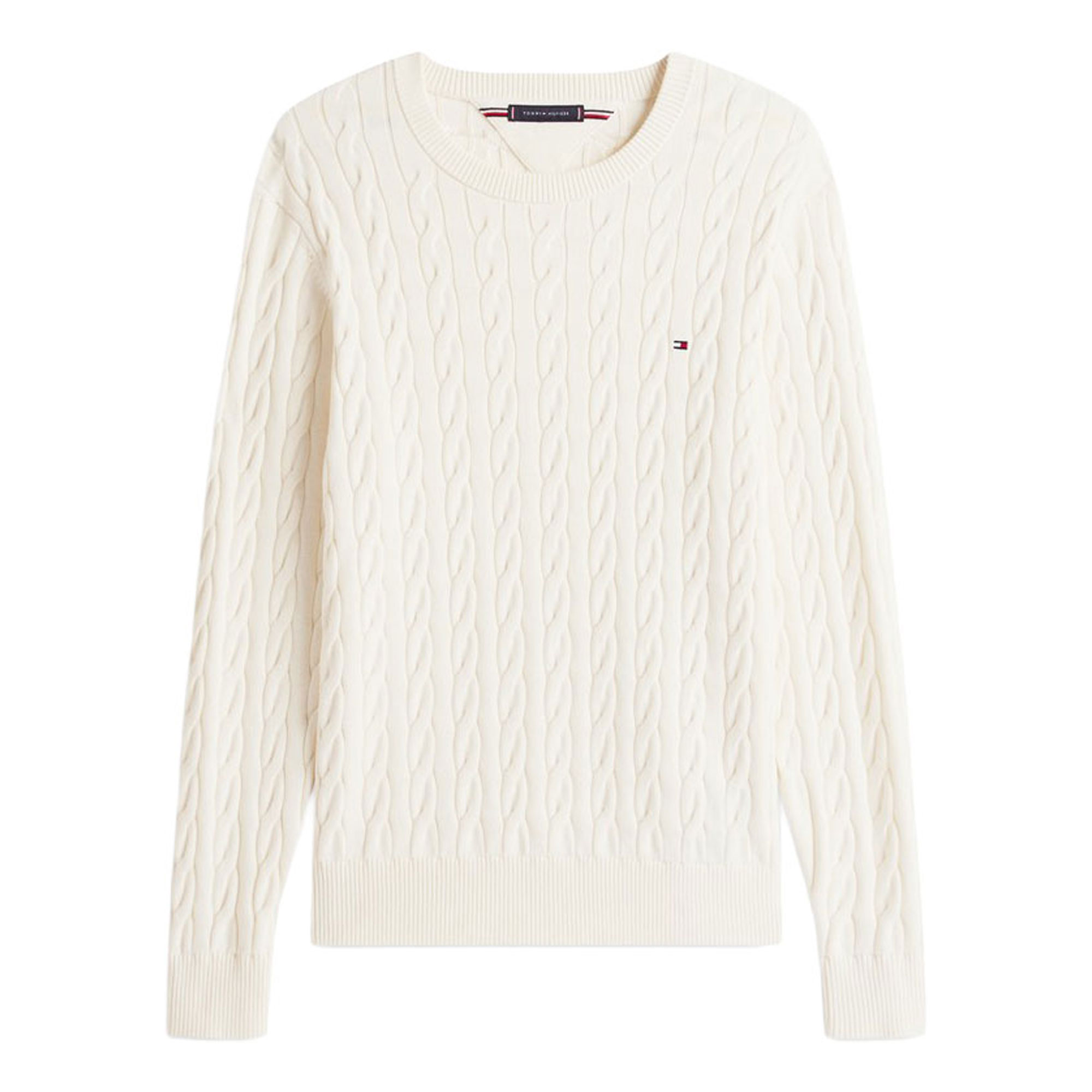 Tommy Hilfiger Herren Ecru Pullover, Beige, Gr. Übergröße Xxl - Bild 5