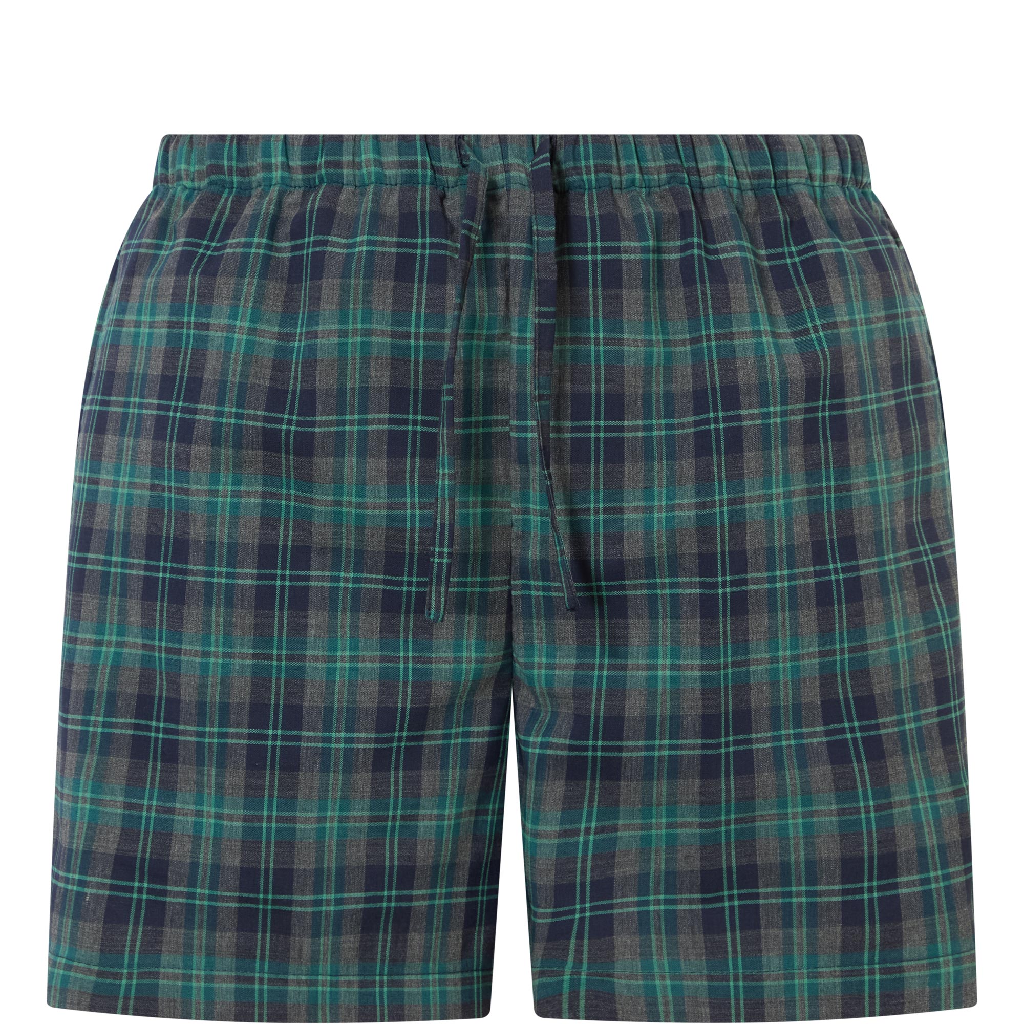 Check Boxer Style Shorts