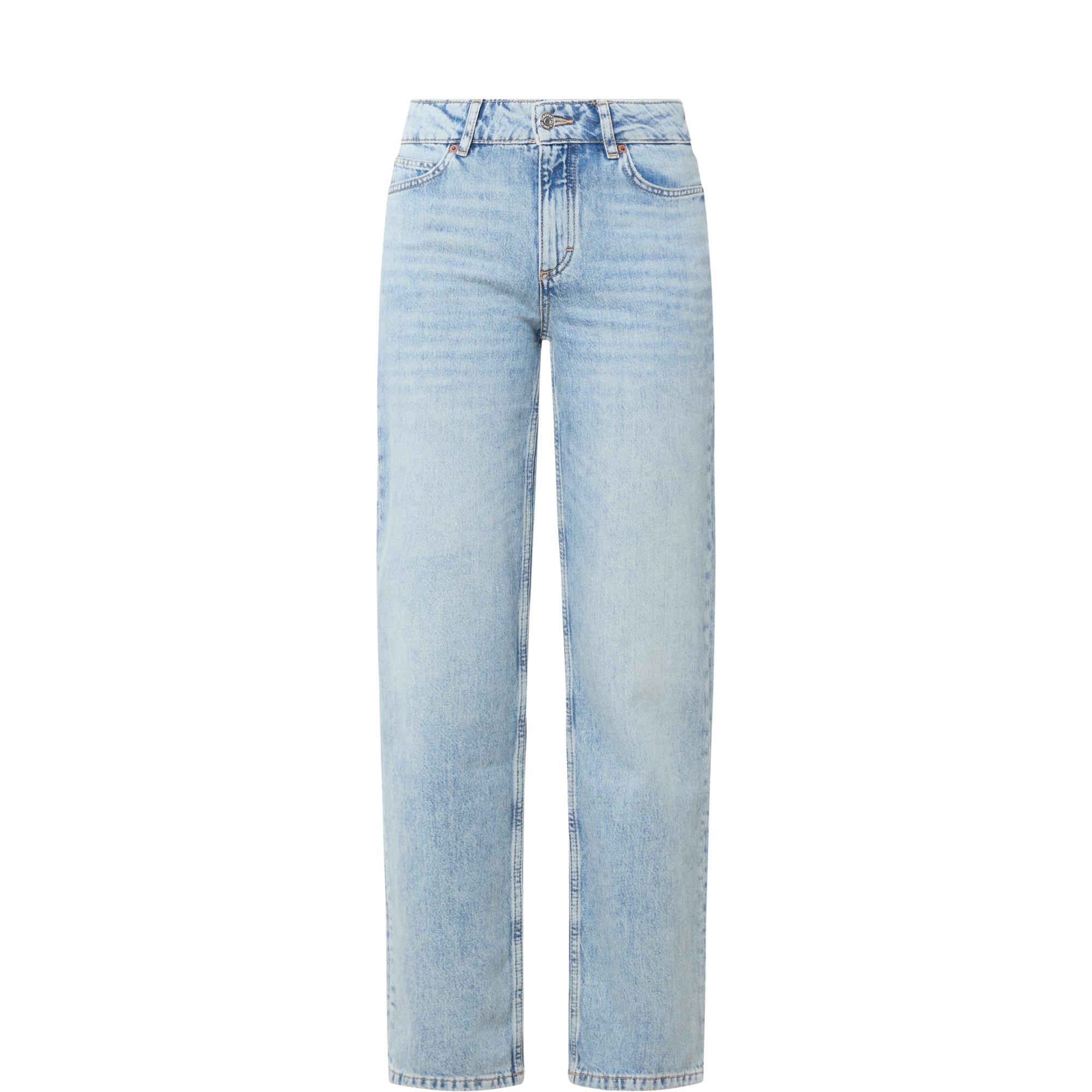 Elin Rigid Denim High-Rise Straight Leg Jeans