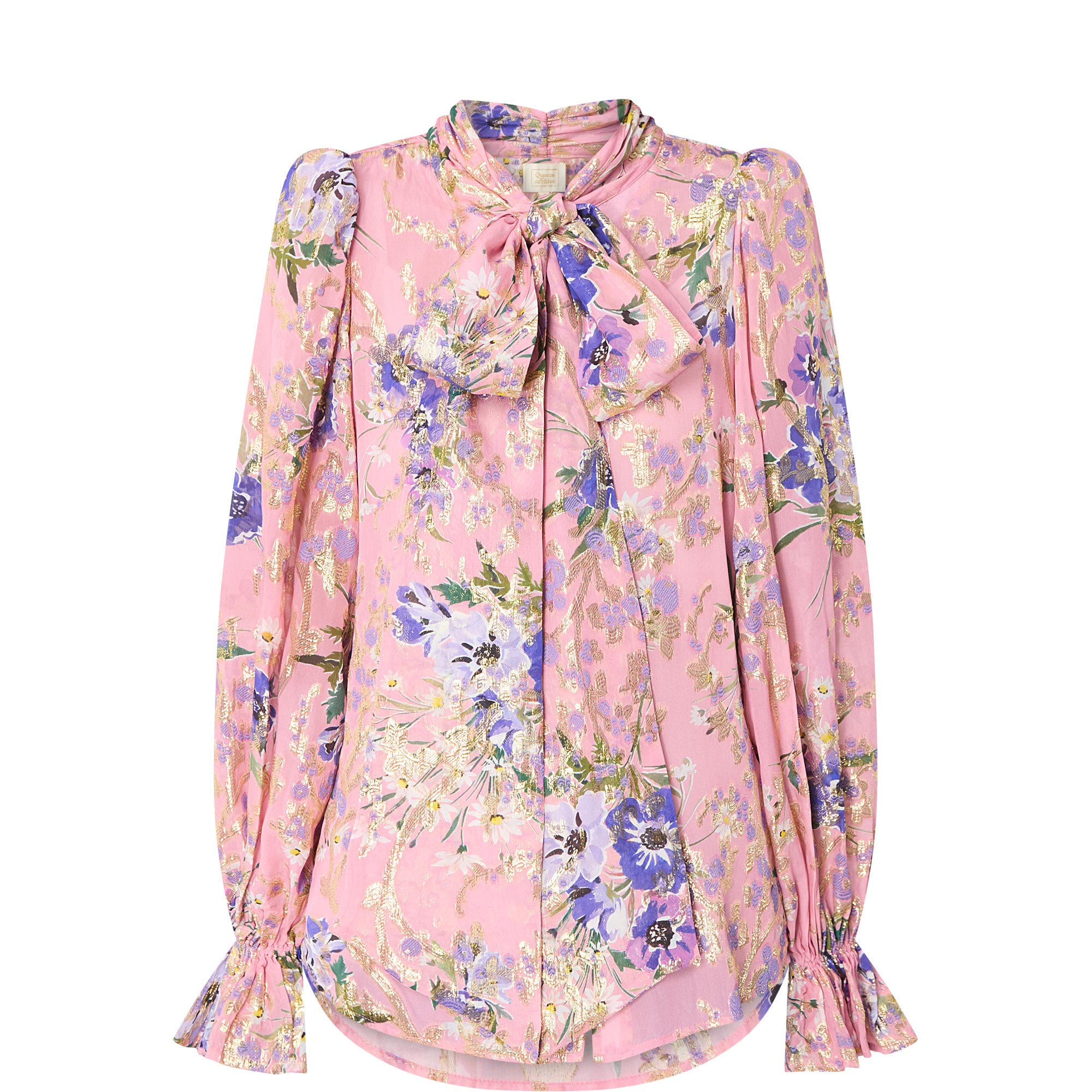 Lucy Floral Pussybow Blouse