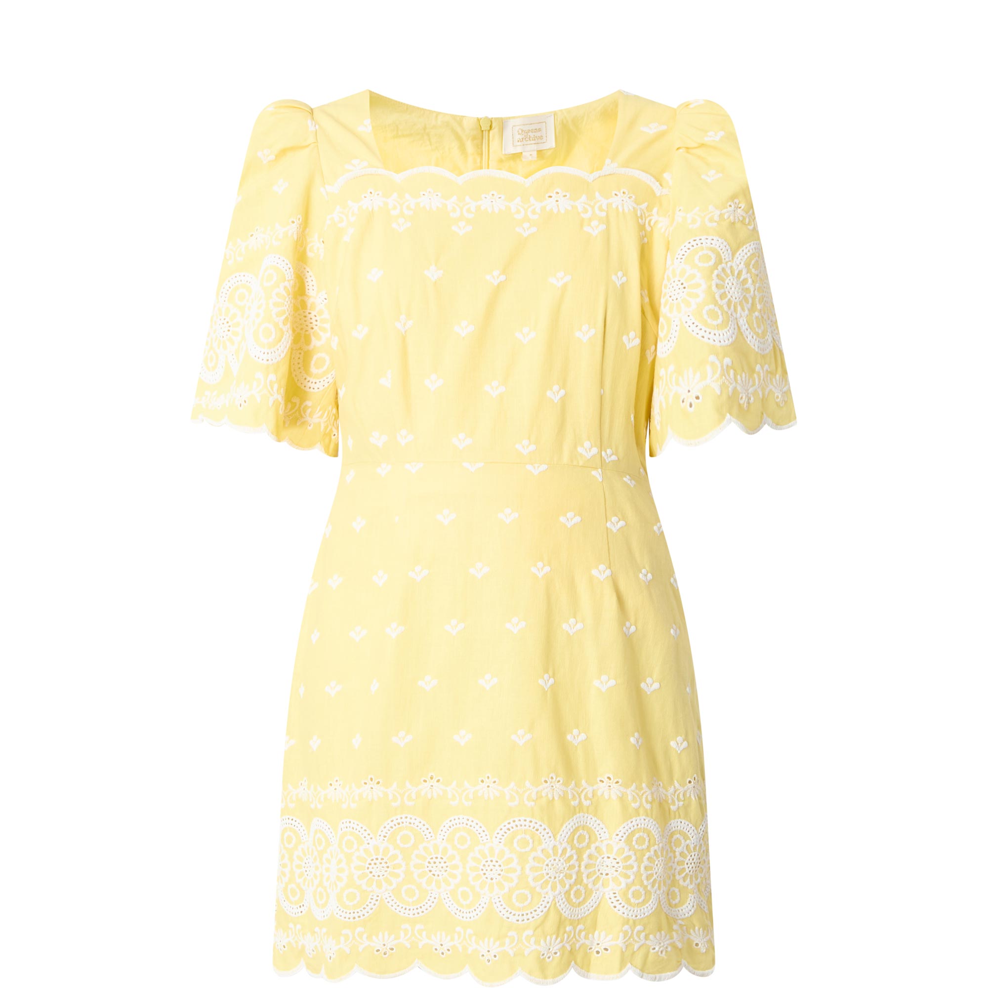 Charlotte Embroidered Mini Dress