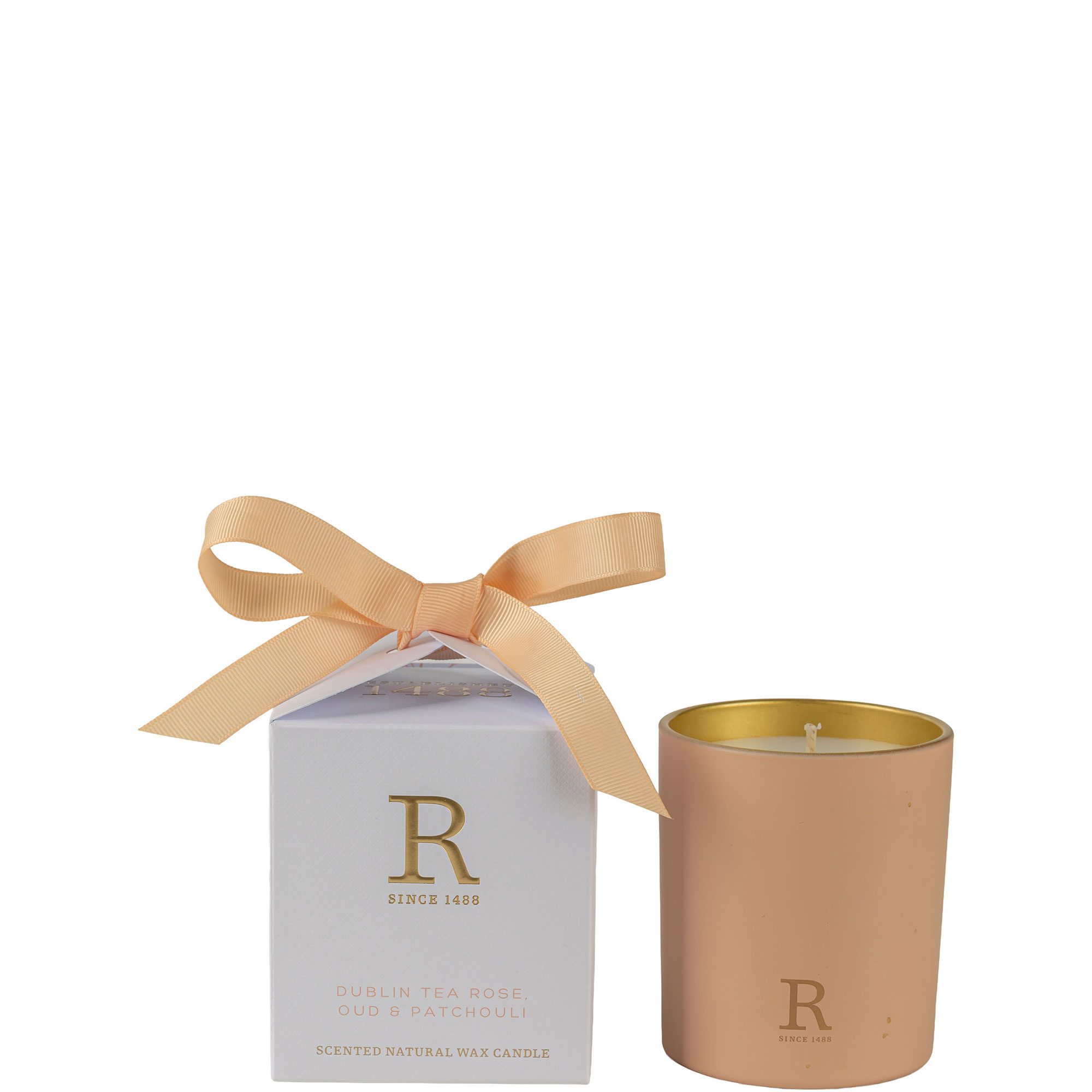 Dublin Tea Rose- Oud and Patchouli Candle 210g