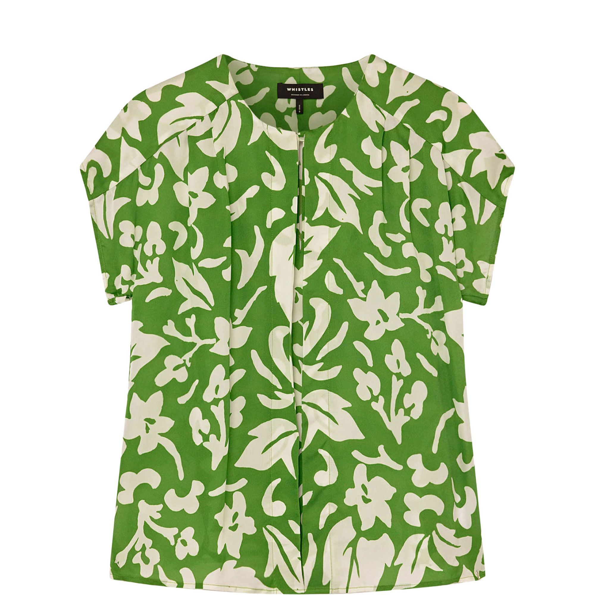 Floral Keyhole Blouse