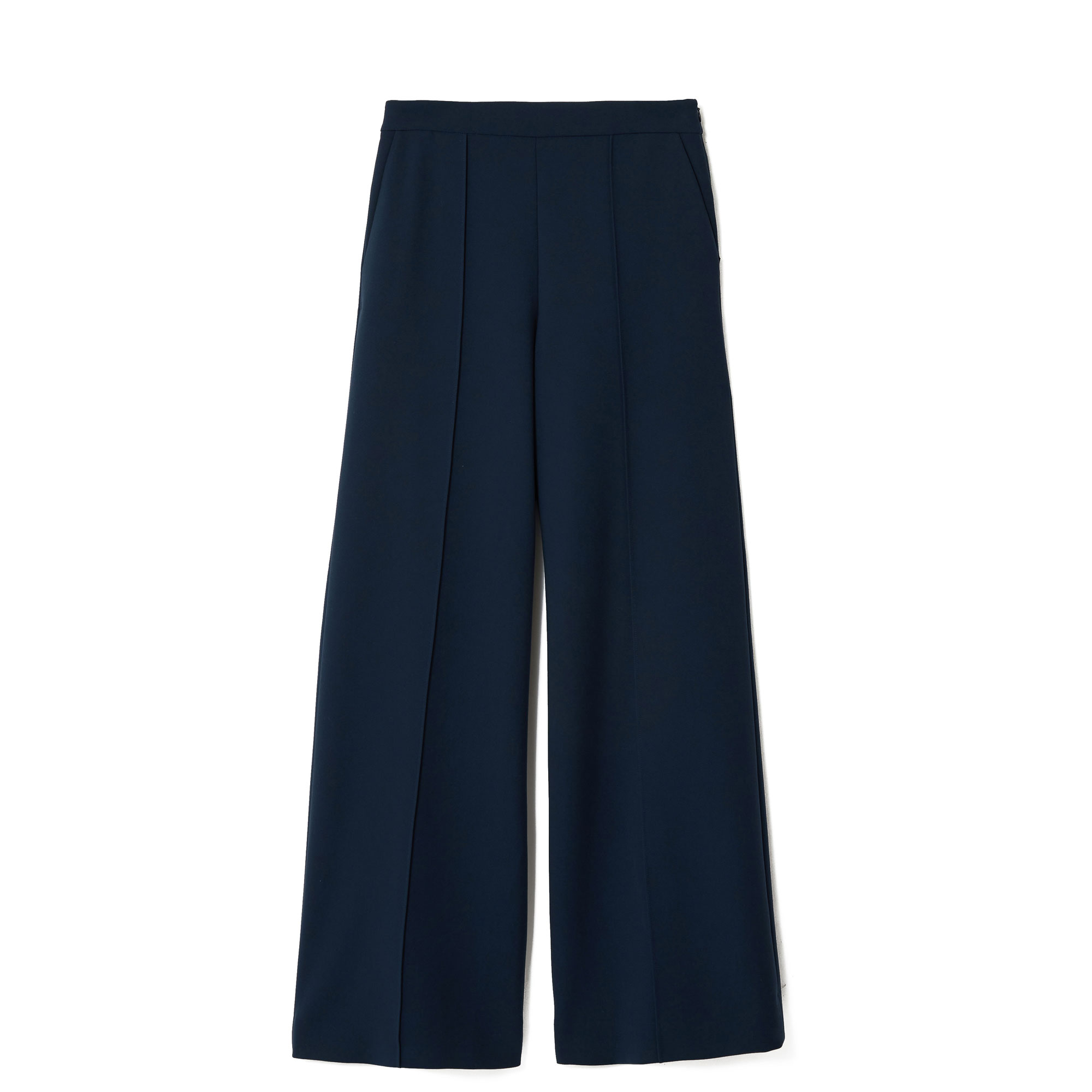 Modern Crepe Wide Leg Trousers
