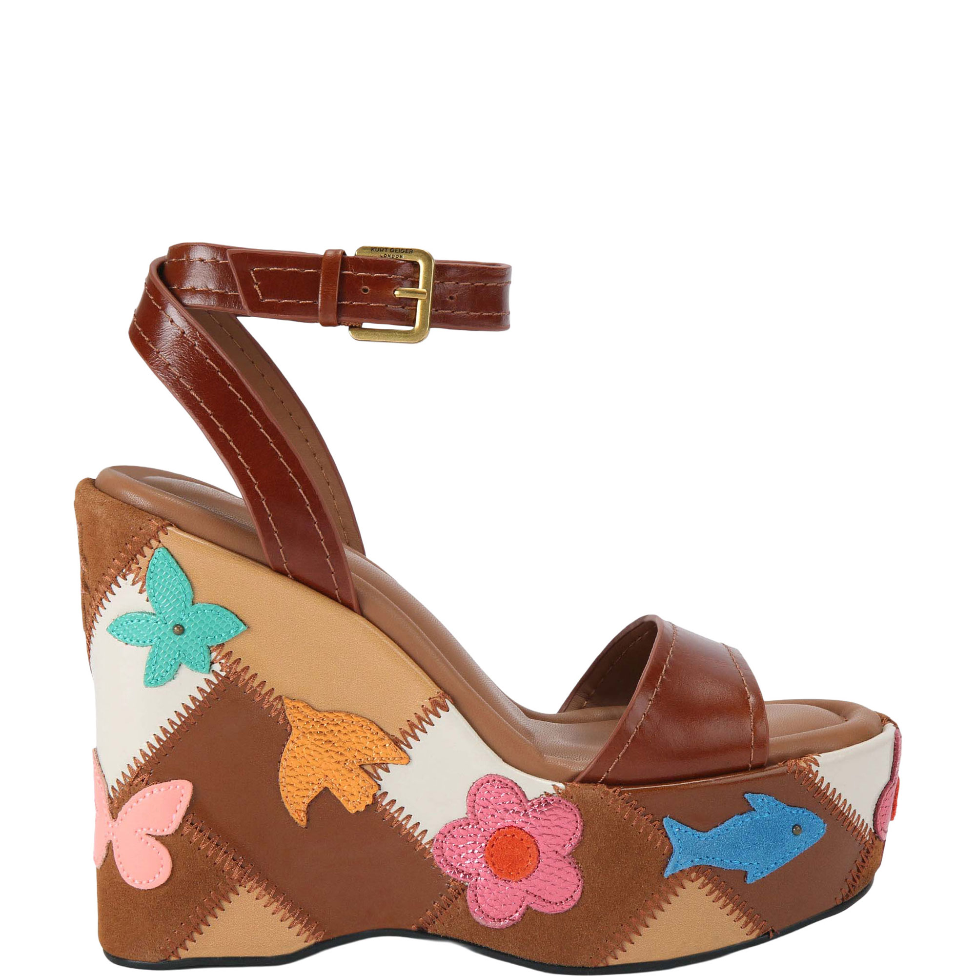 Patchwork Platform Wedges