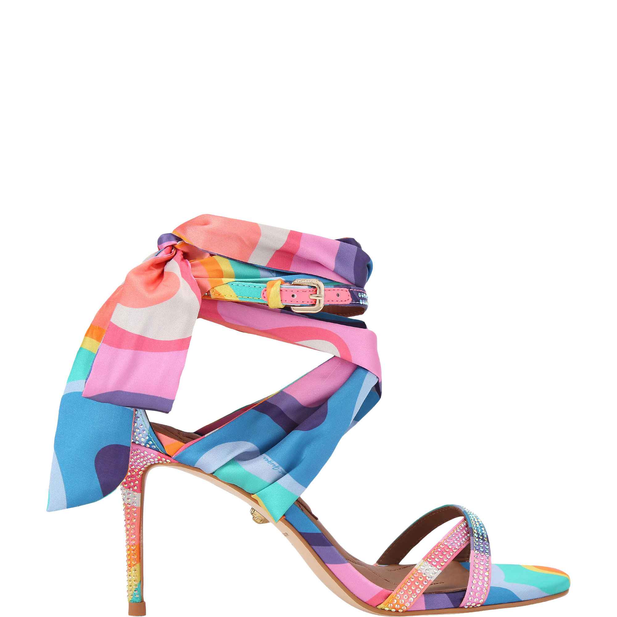 Scarf Wrap High Sandals