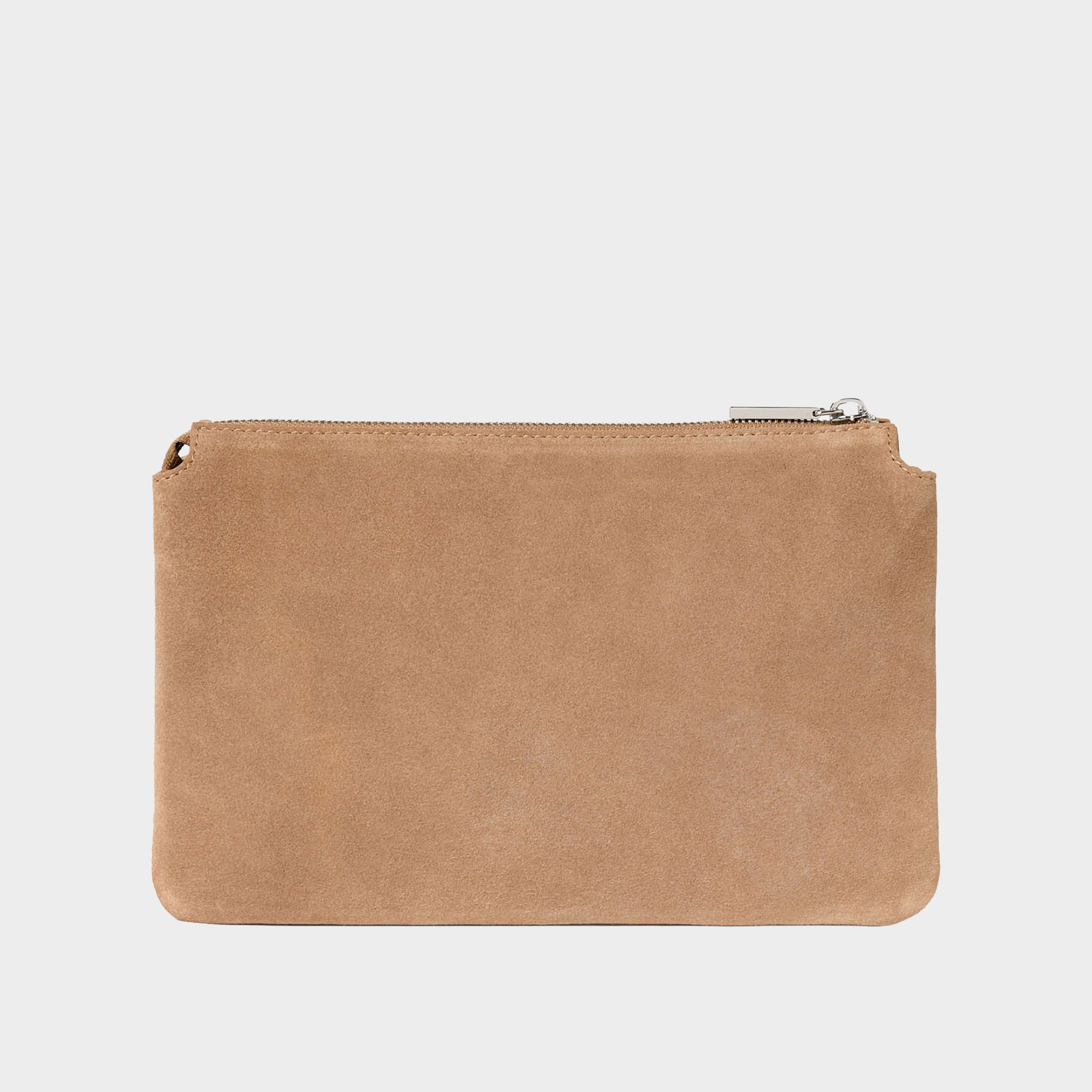 Elita Suede Pouch Clutch