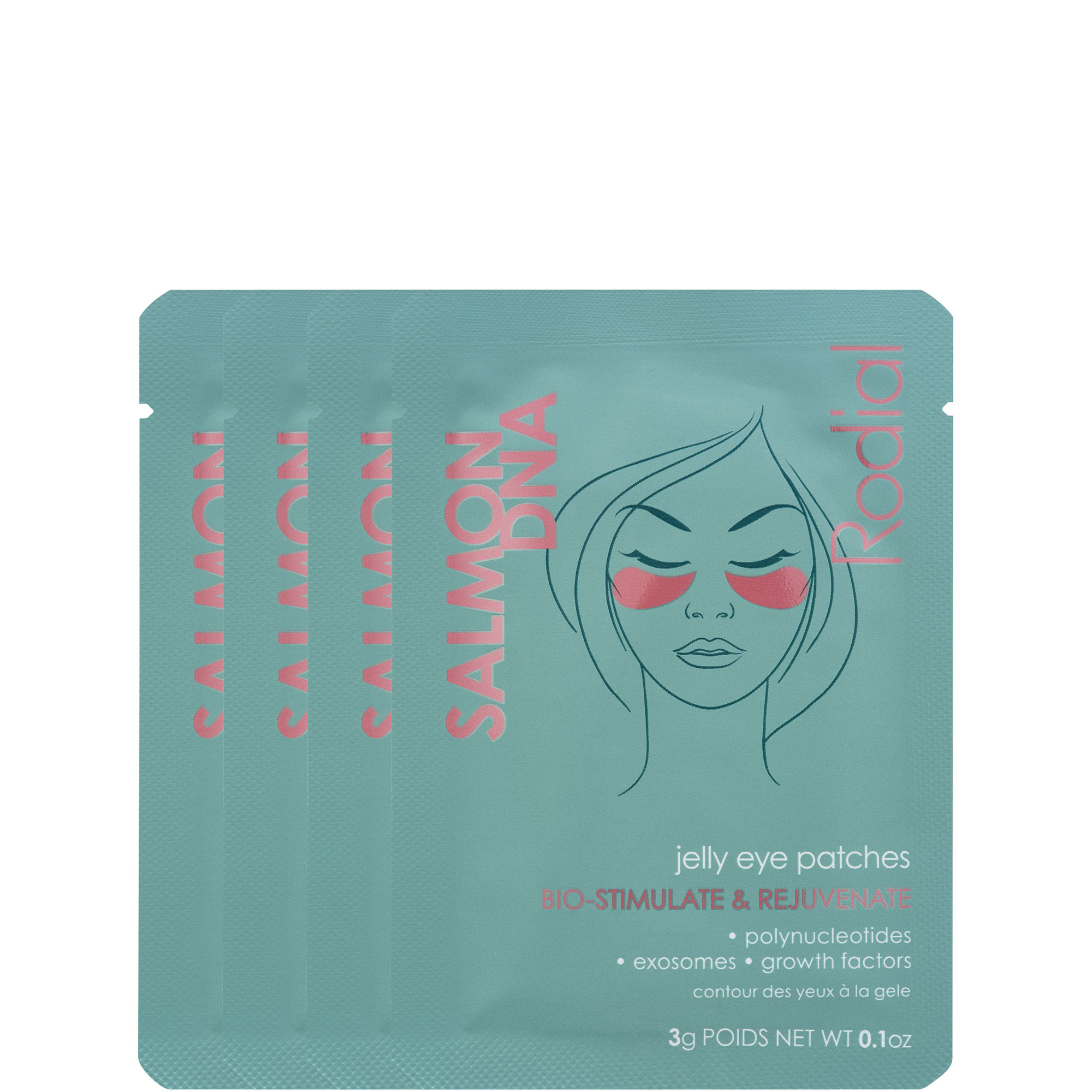 Salmon DNA Jelly Eye Patches 4 Pack