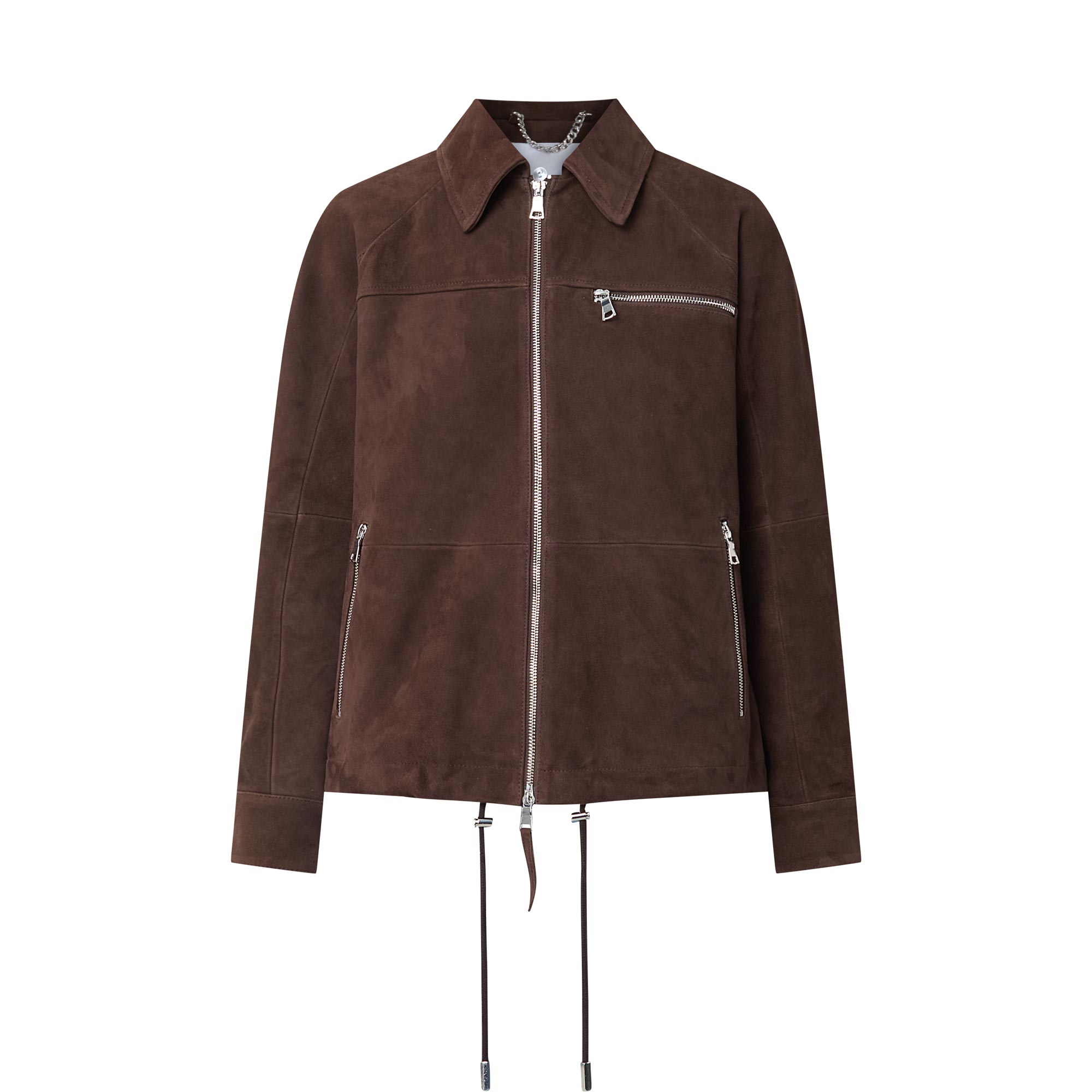 Alex Suede Bomber Jacket