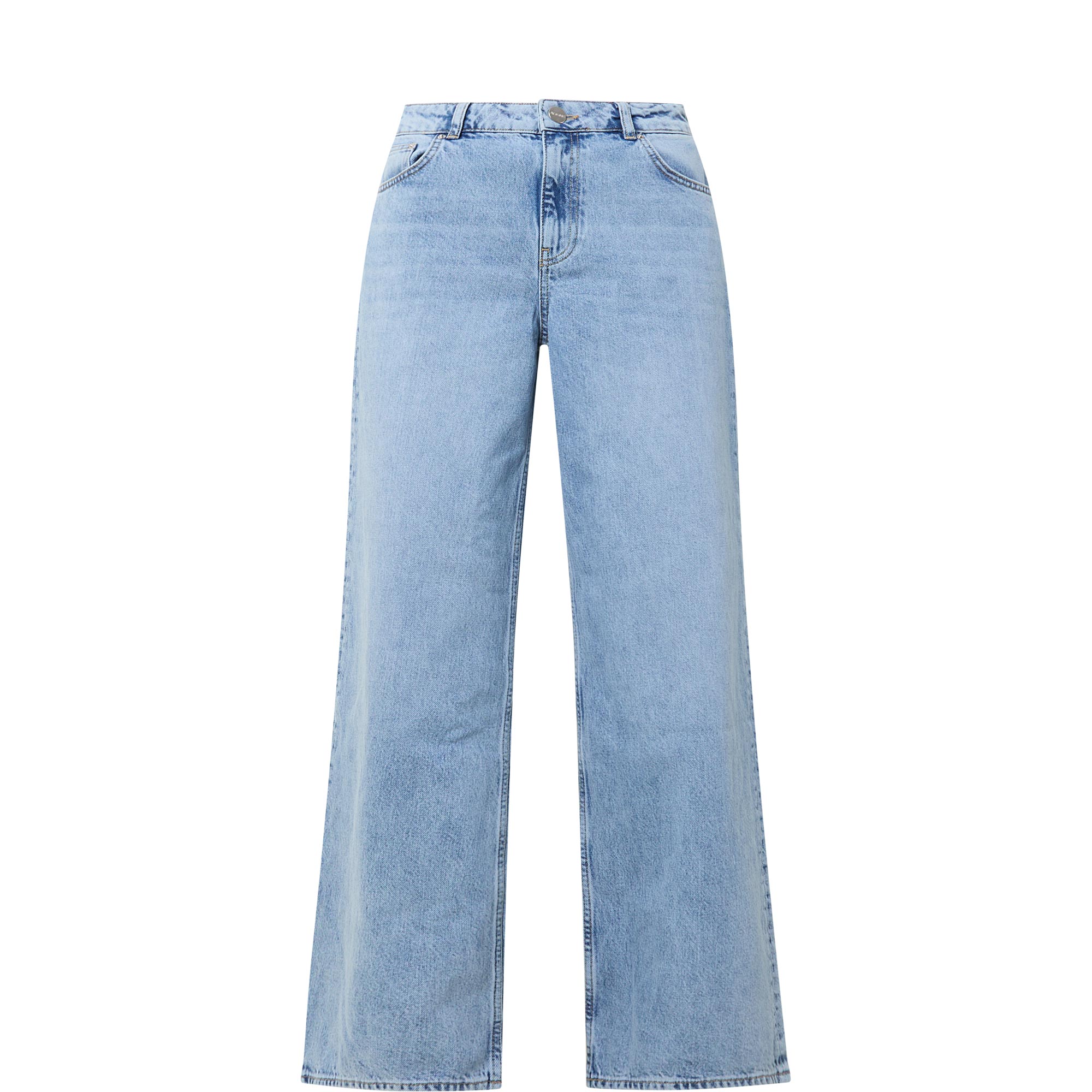 Low-Rise Wide Leg Jeans