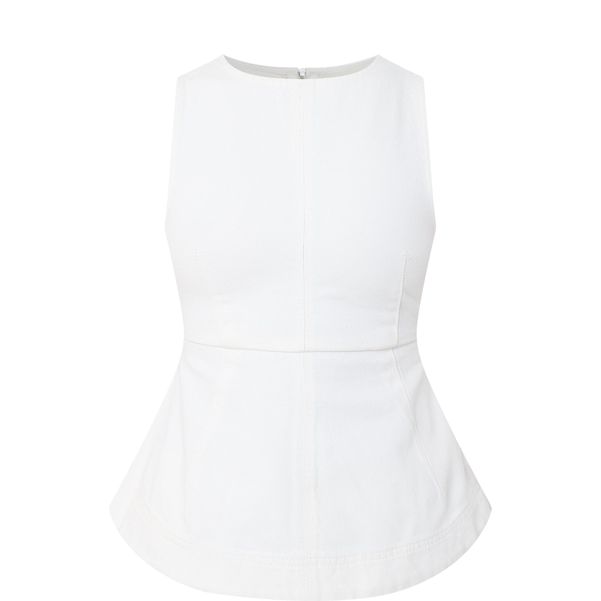 Chlo Denim Peplum Top