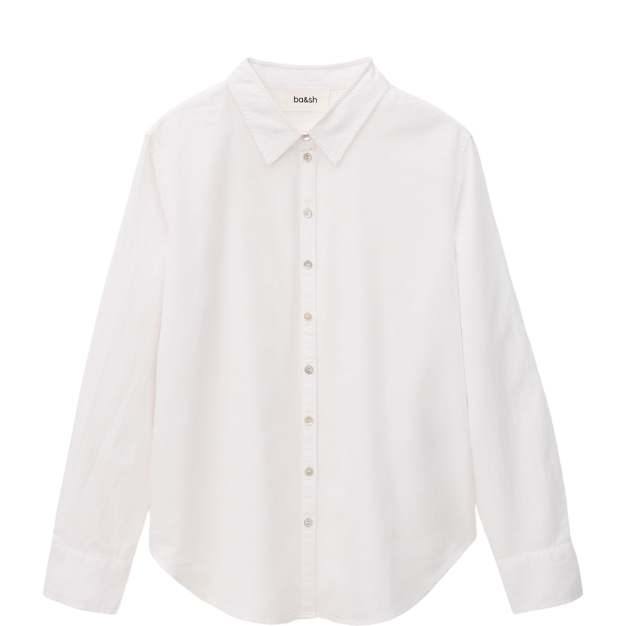 Chiren Curved Hem Classic Shirt