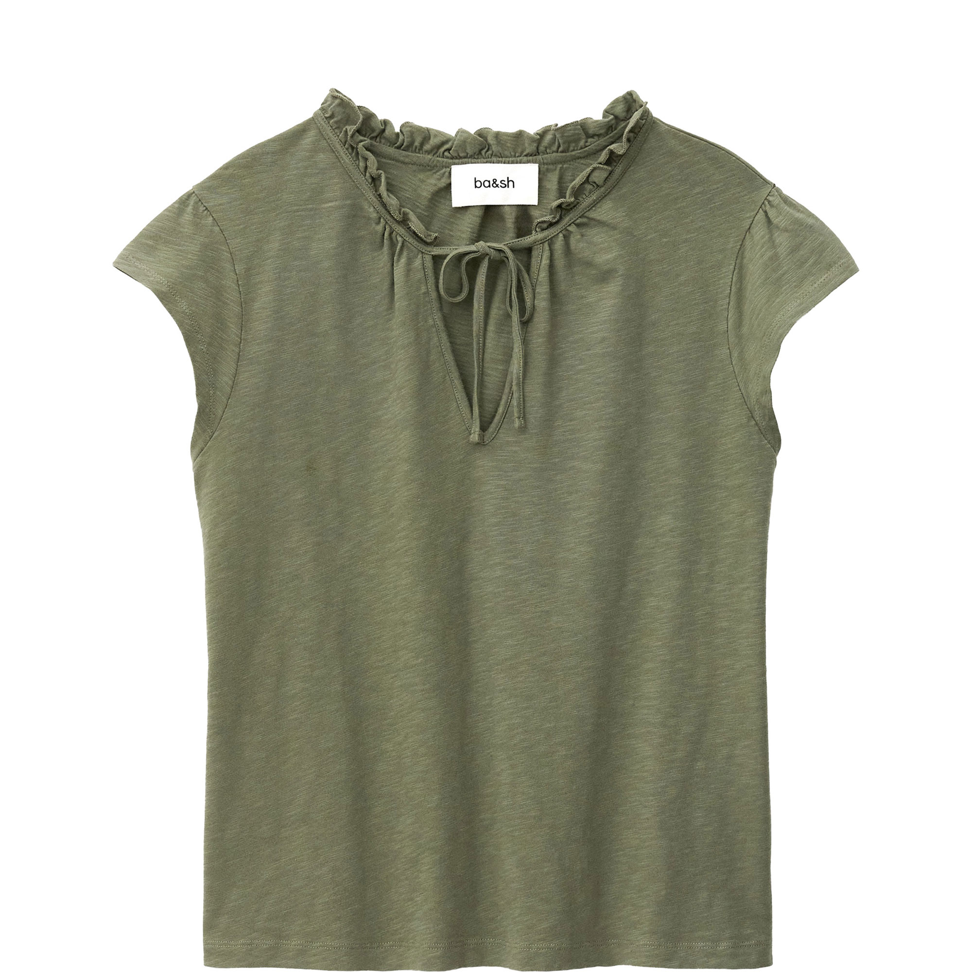 Very Ruffle Tie Front Top