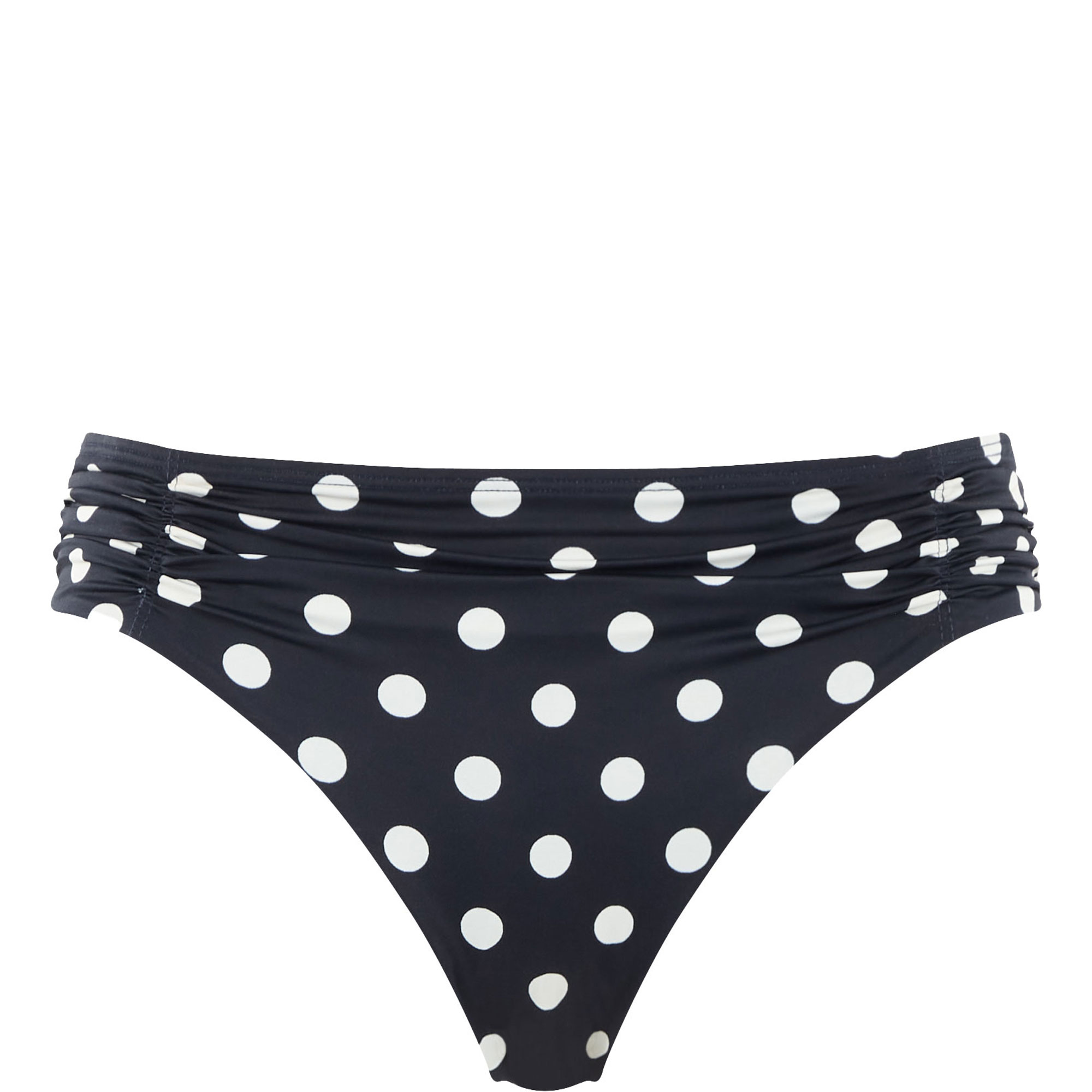 Anya Riva Spot Gathered Bikini Bottoms