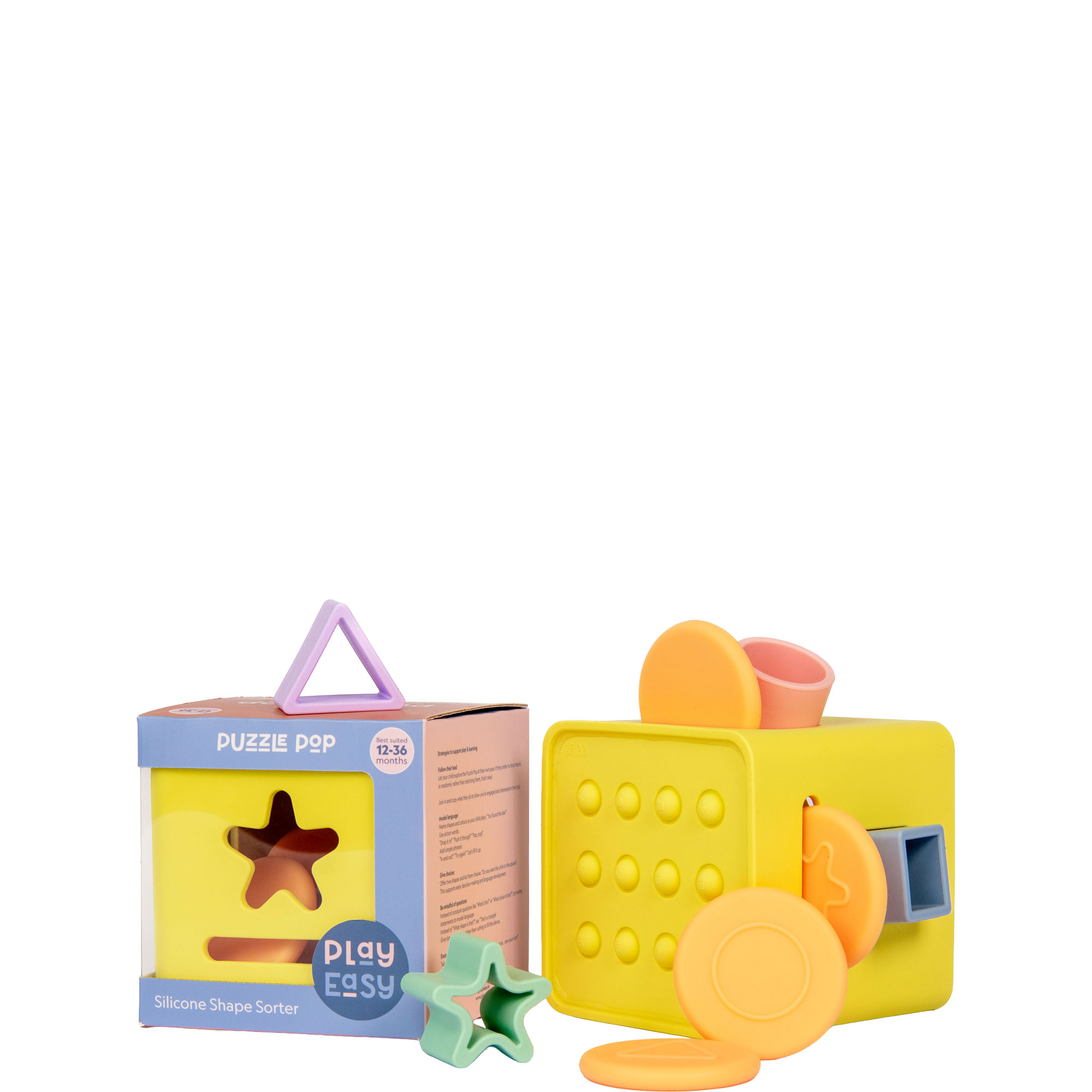 Puzzle Pop - Silicone Shape Sorter