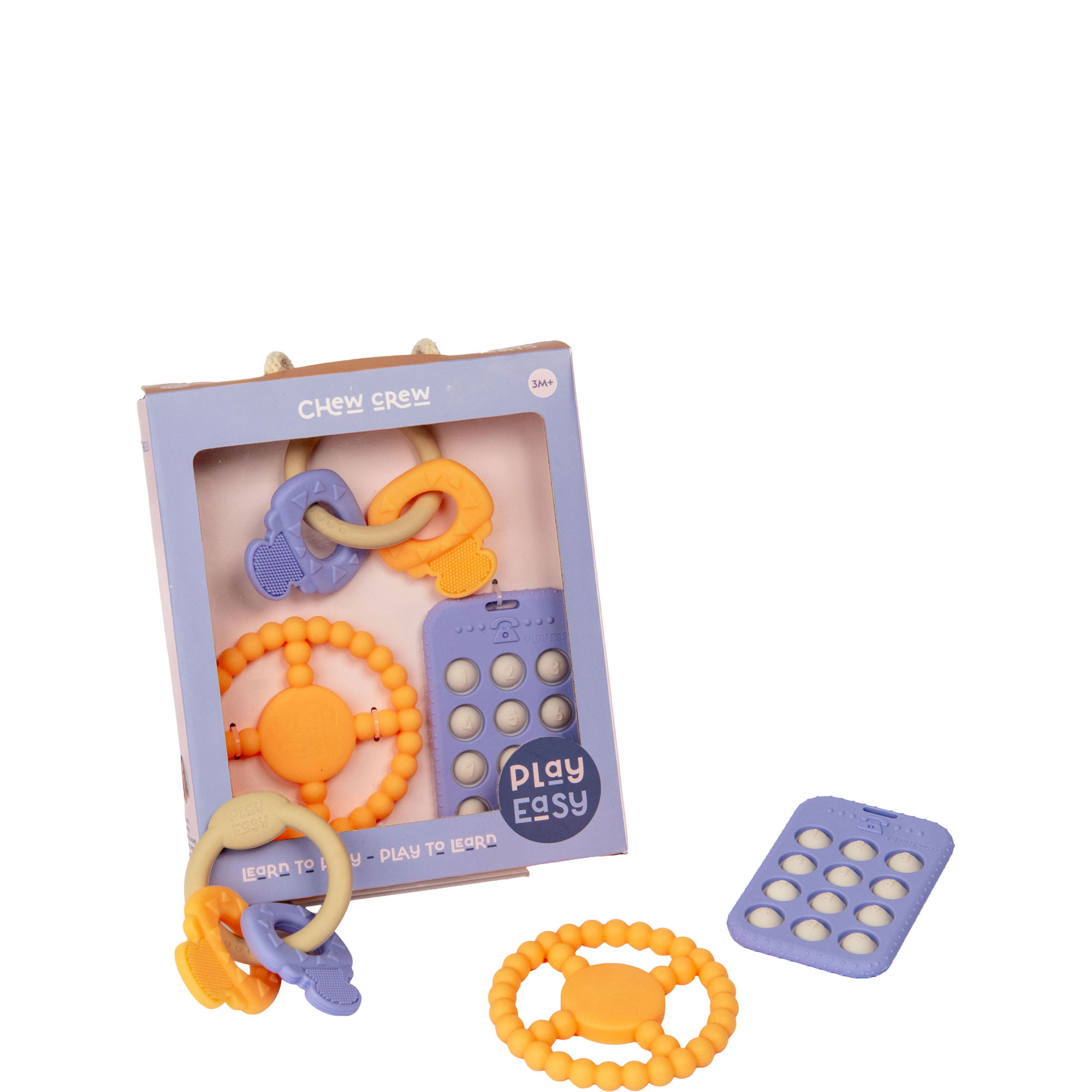 Chew Chew Three-Piece Teether Set
