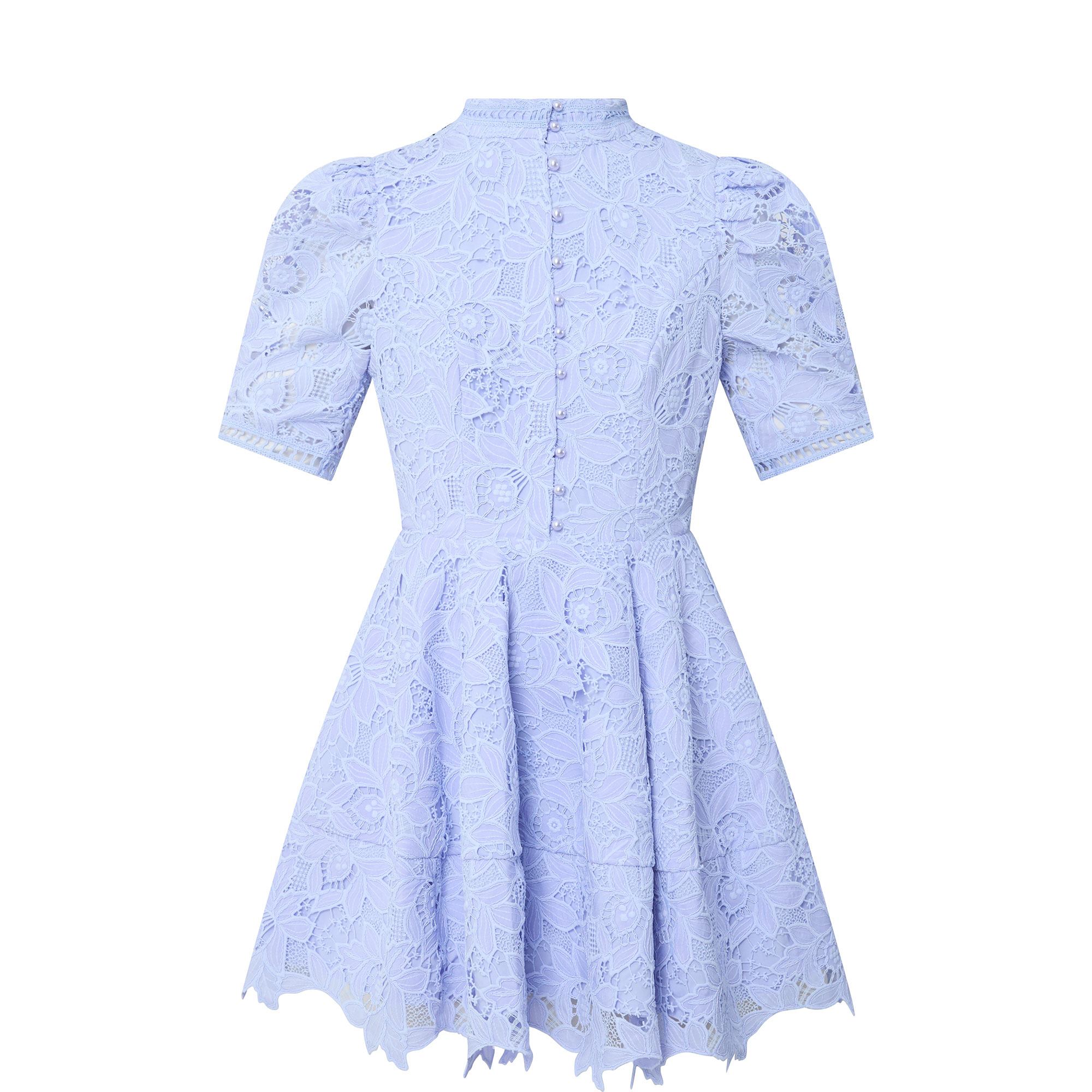 Lacy Shirt Mini Dress