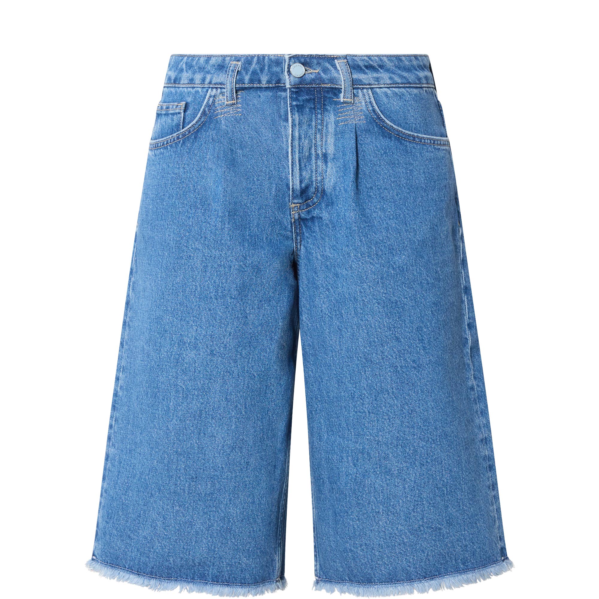 Lucy Wide Leg Denim Shorts