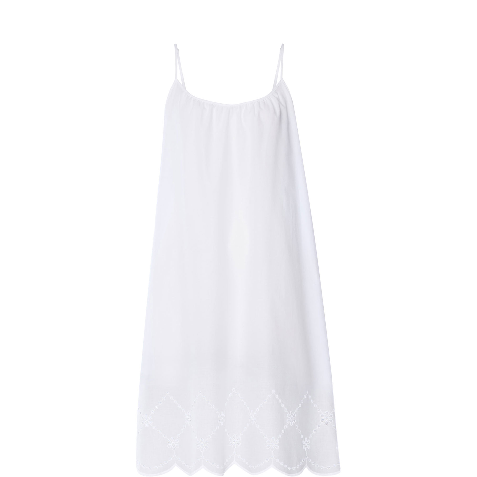 Lumi Eyelet Embroidery Chemise Dress