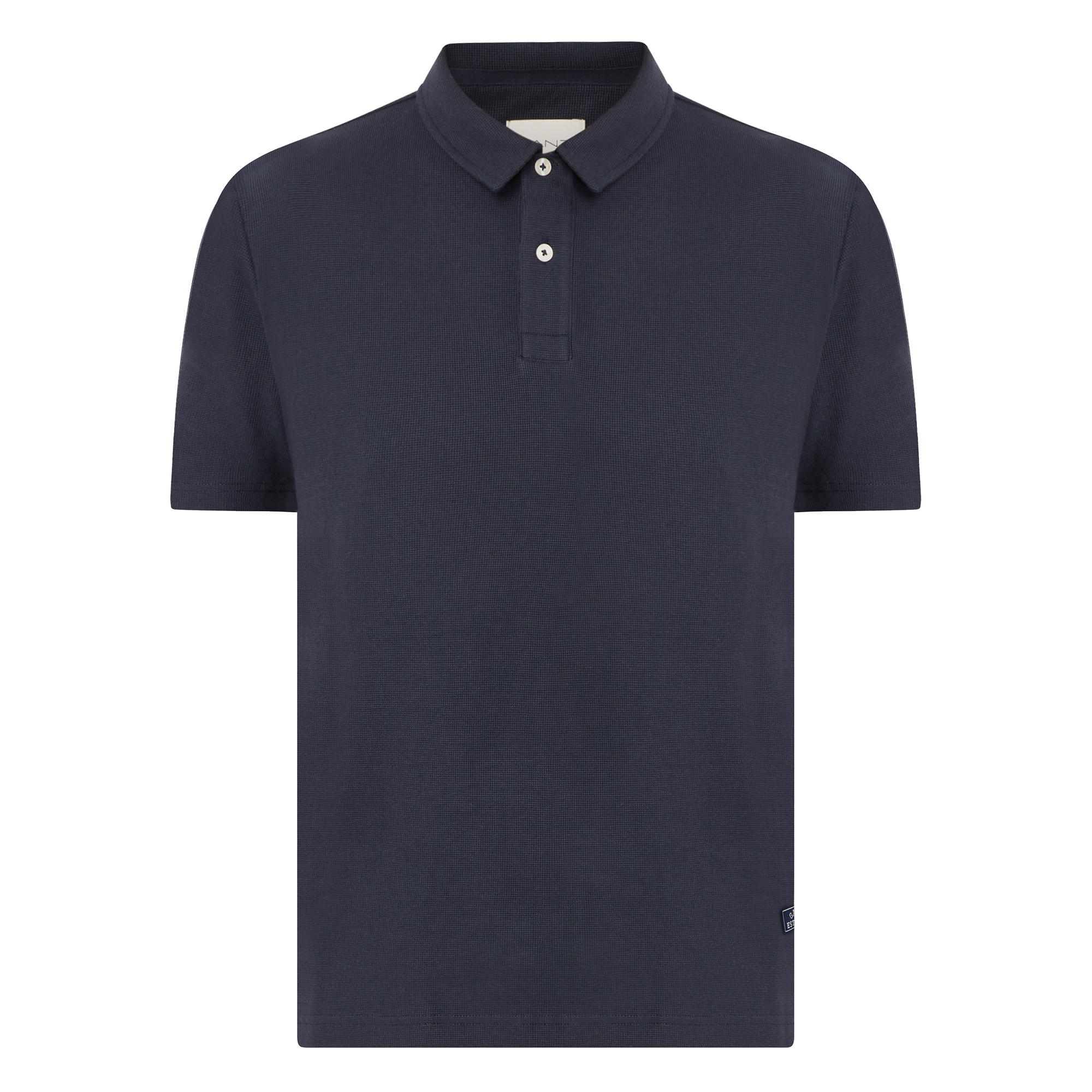 Gant Micro Textured Logo Badge Polo Shirt