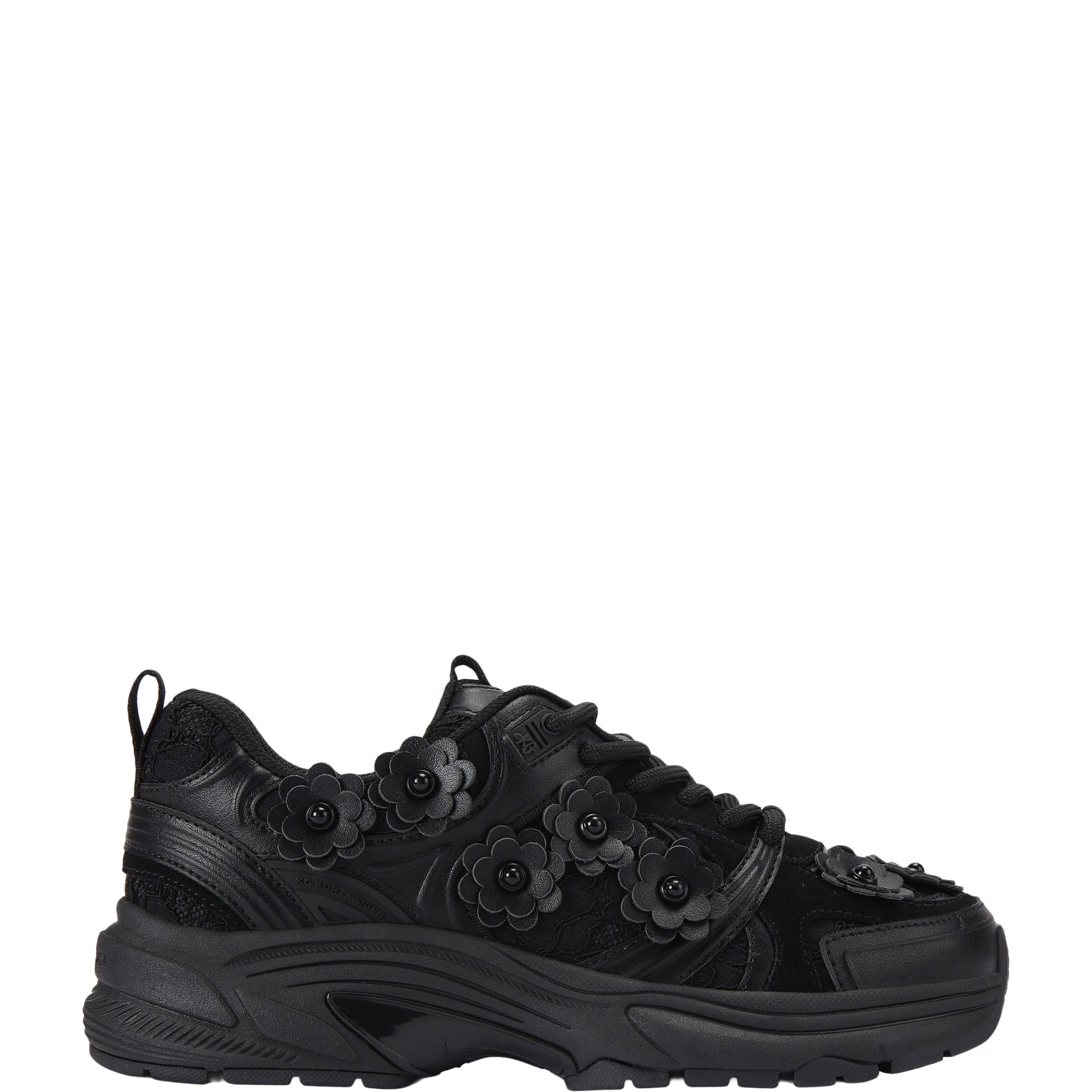 Lexie Floral Appliqu&eacute; Chunky Trainers