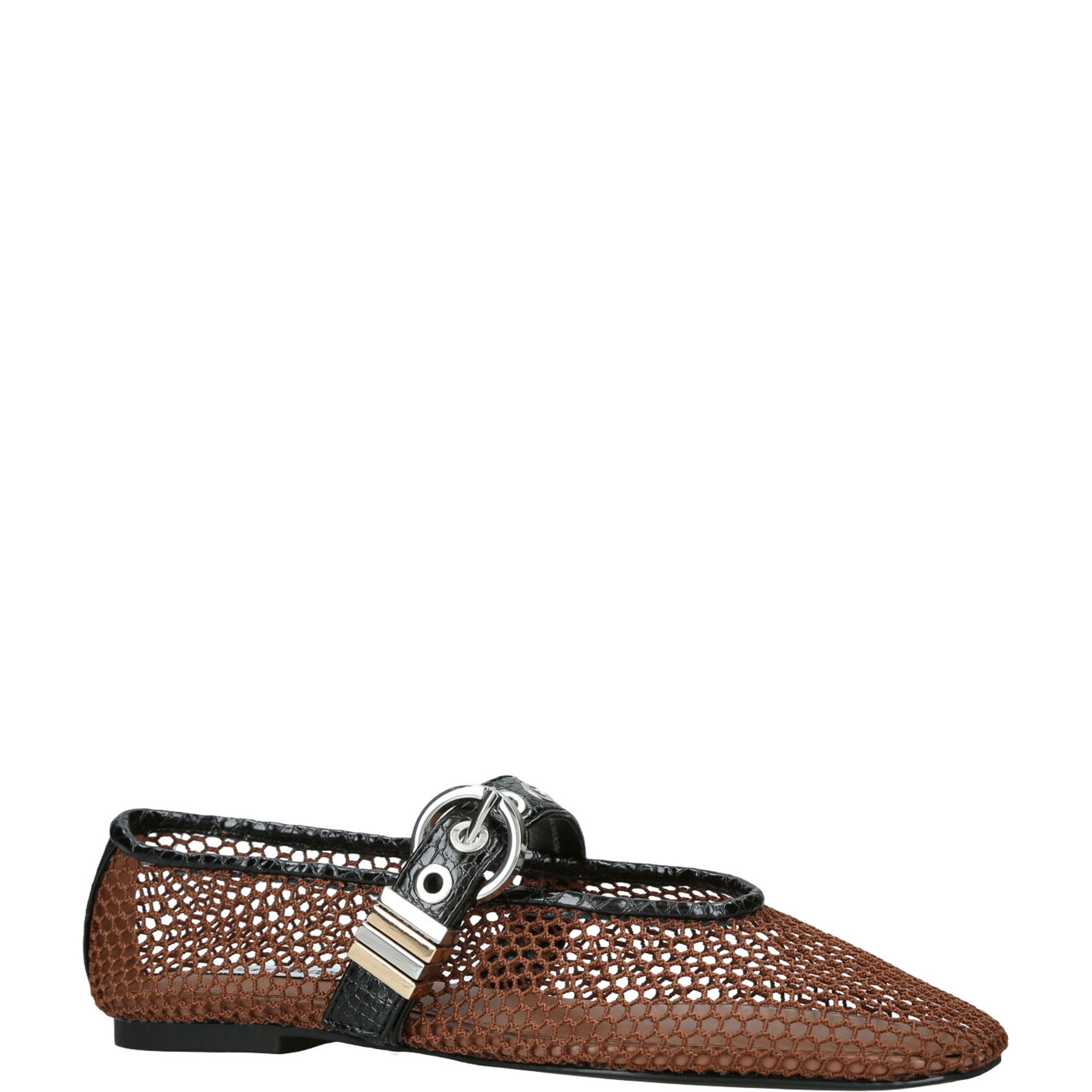Lucia-Mesh Ballet Flats